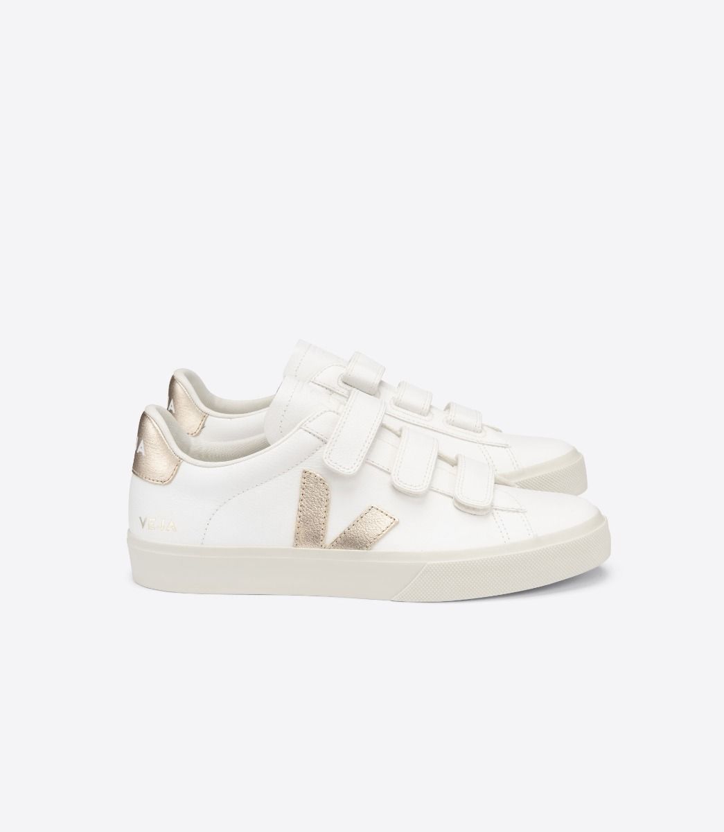 Veja Recife Chromefree Women\'s Sneakers White Gold | VJ23486G