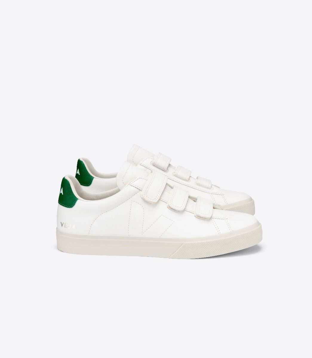 Veja Recife Chromefree Women\'s Sneakers White Green | VJ87291W