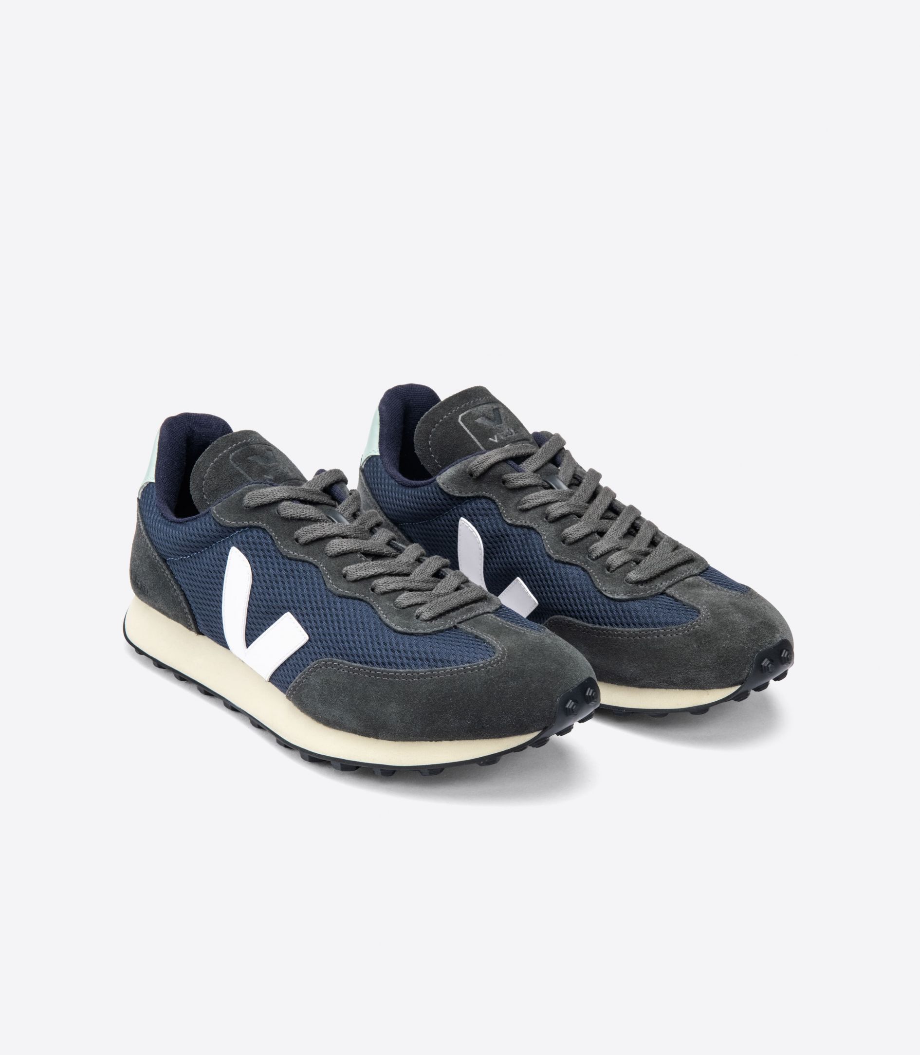 Veja Rio Branco Alveomesh Women's Sneakers Navy White | VJ37685W