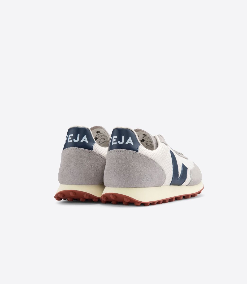 Veja Rio Branco Hexamesh Gravel Men's Sneakers Grey Navy | VJ61298C