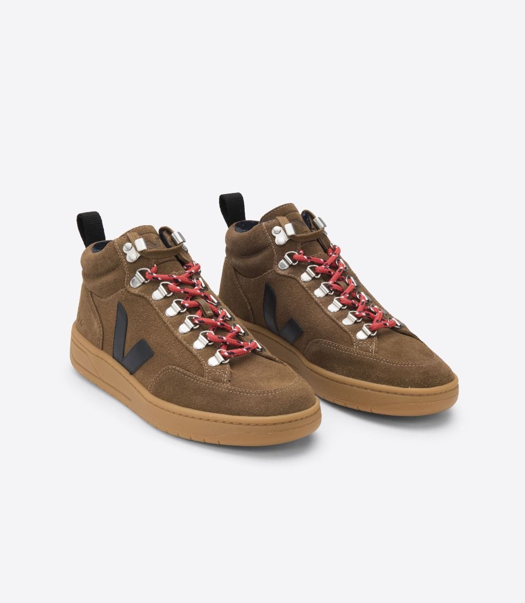 Veja Roraima Suede Men's Sneakers Brown Black Beige | VJ65932D