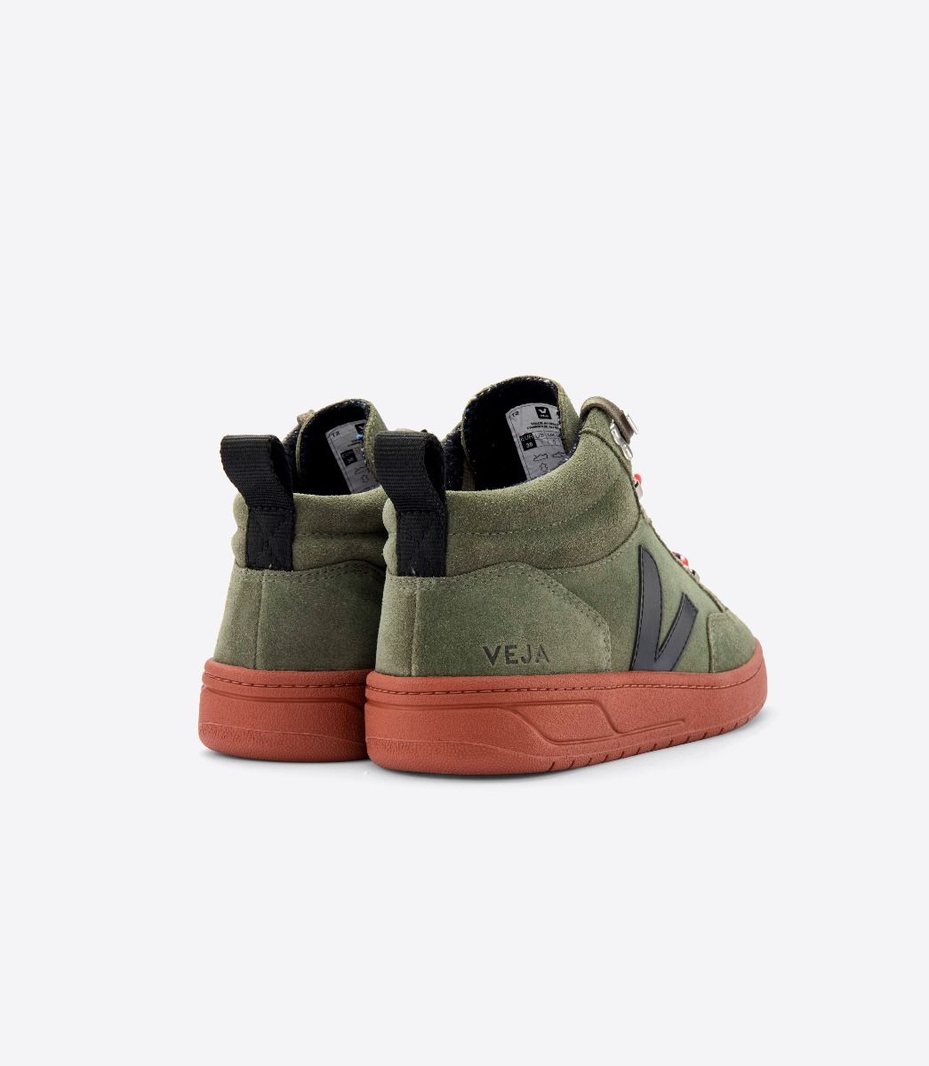 Veja Roraima Suede Men's Sneakers Olive Black | VJ24038G