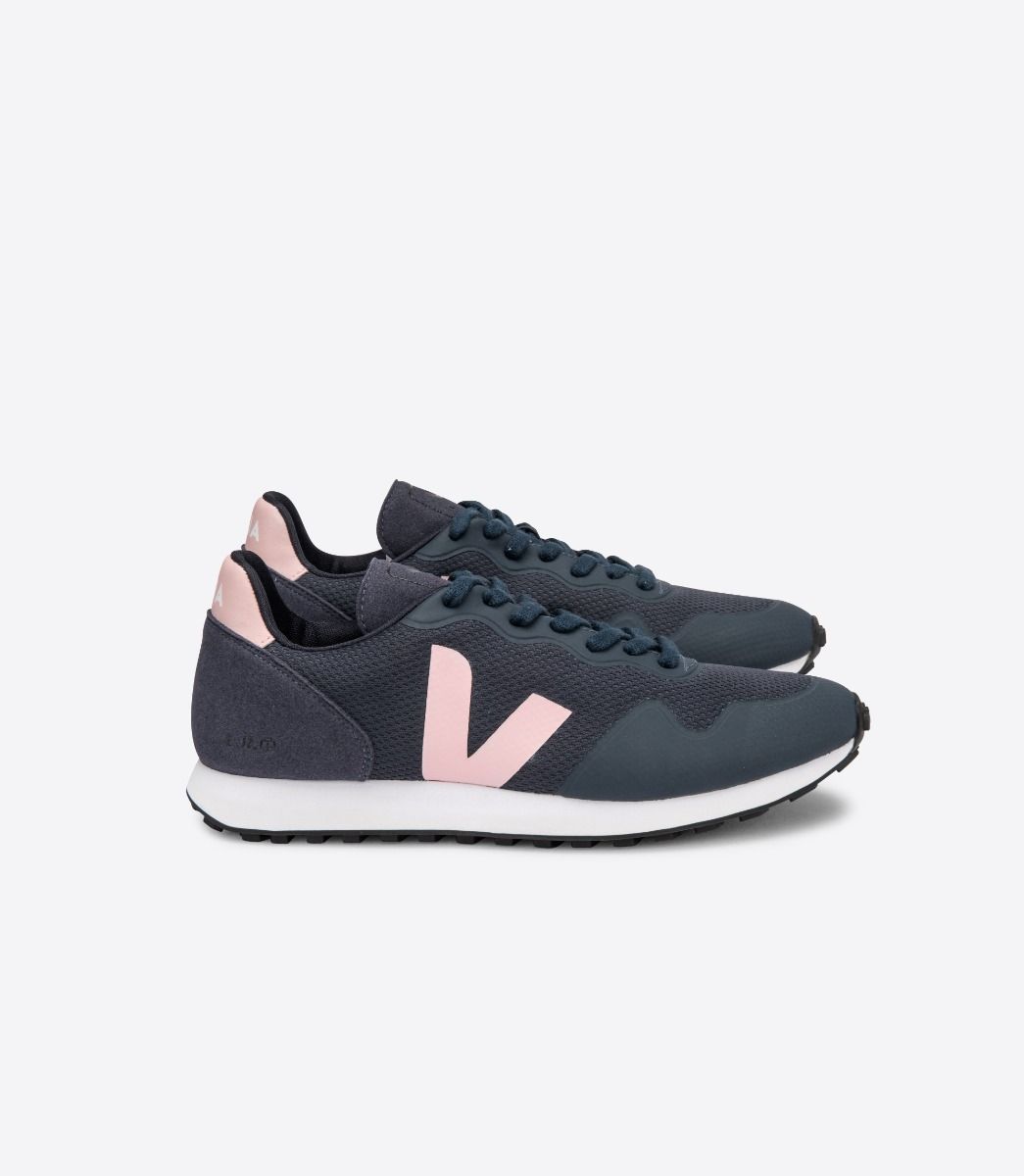 Veja Sdu Alveomesh Vegan Women\'s Sneakers Navy Pink | VJ15079L