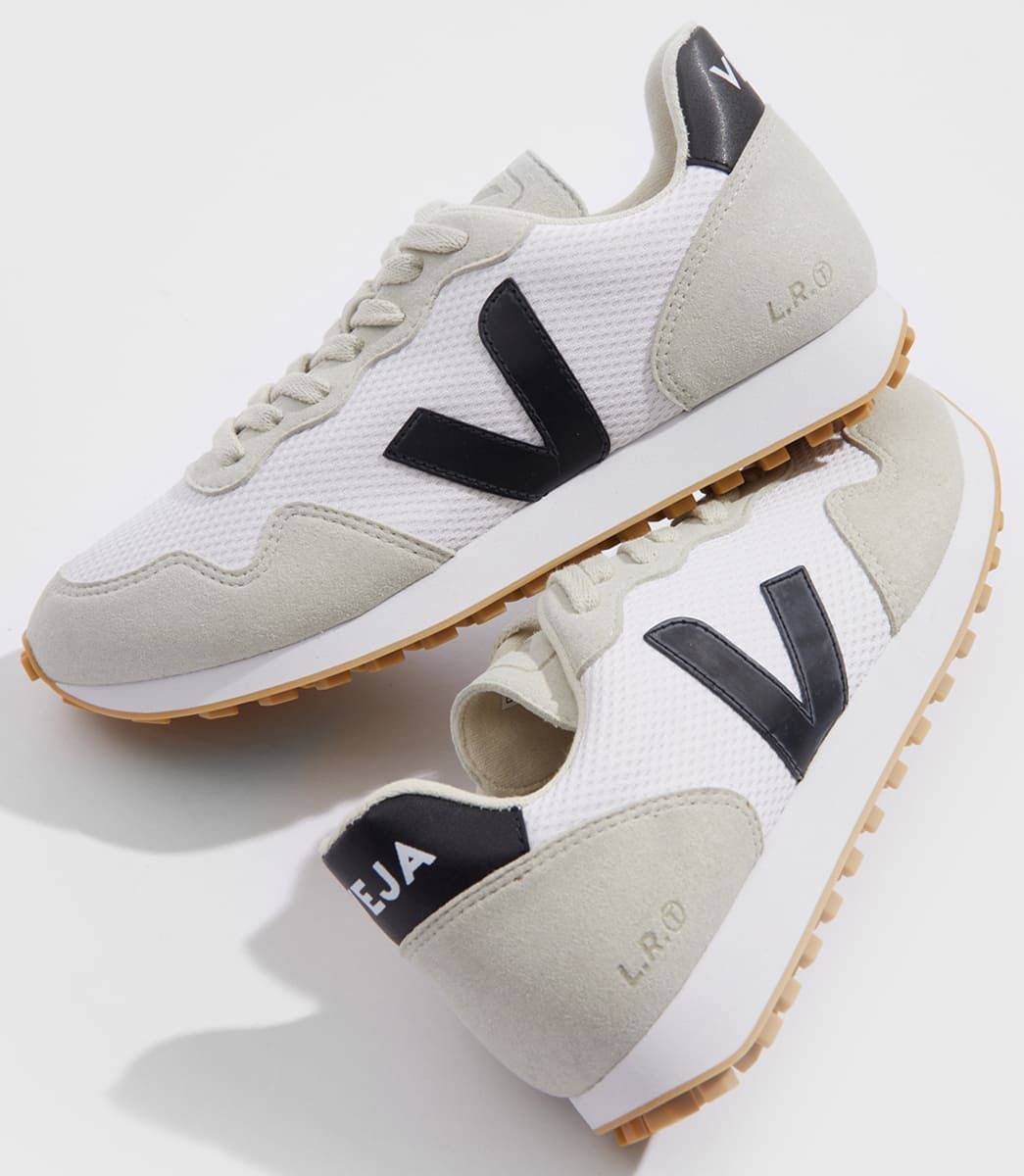 Veja Sdu Rec Alveomesh Women's Sneakers White Black Beige | VJ39721S