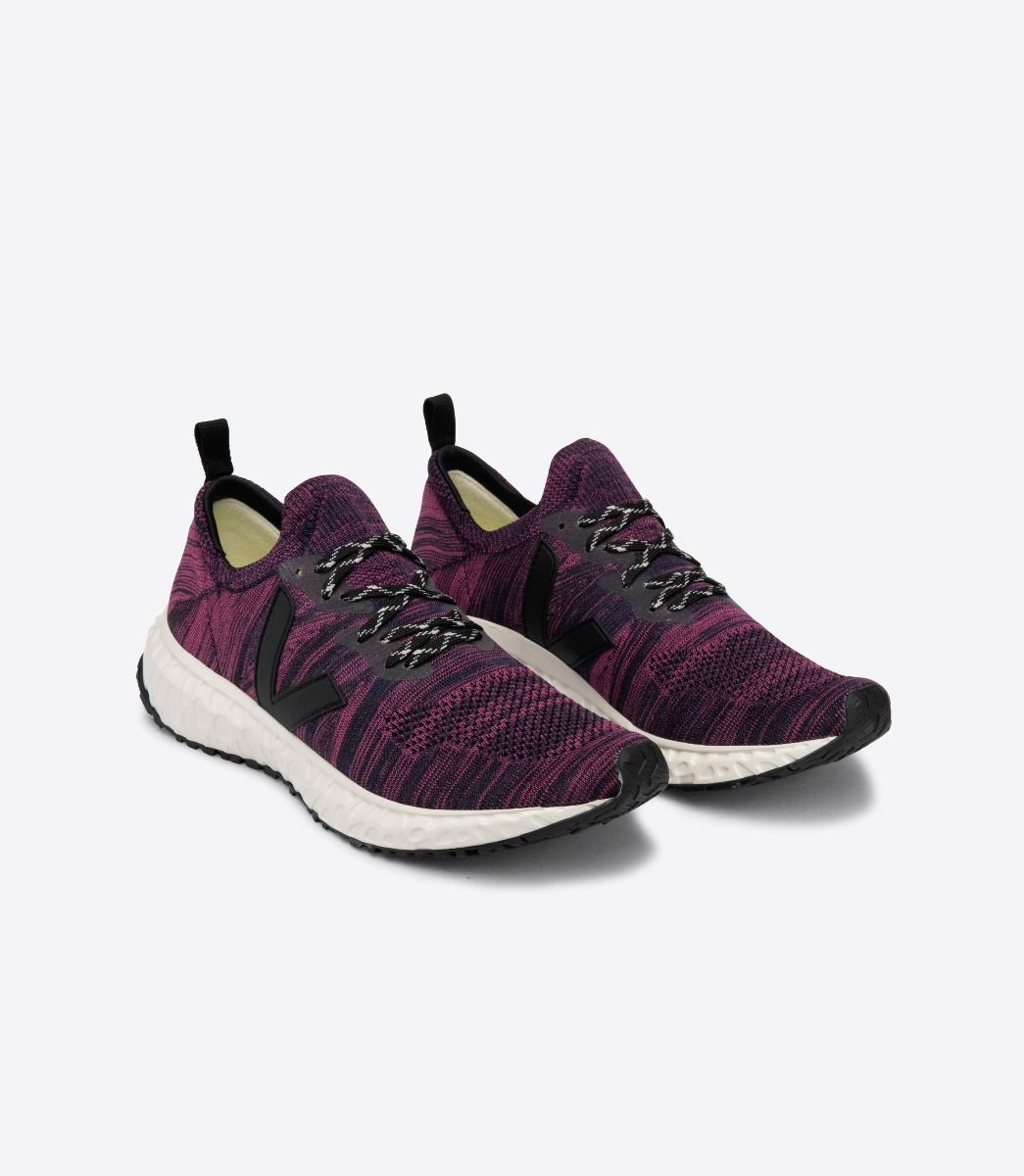 Veja Thunderbird V-Knit Women's Sneakers Purple Black | VJ15937C