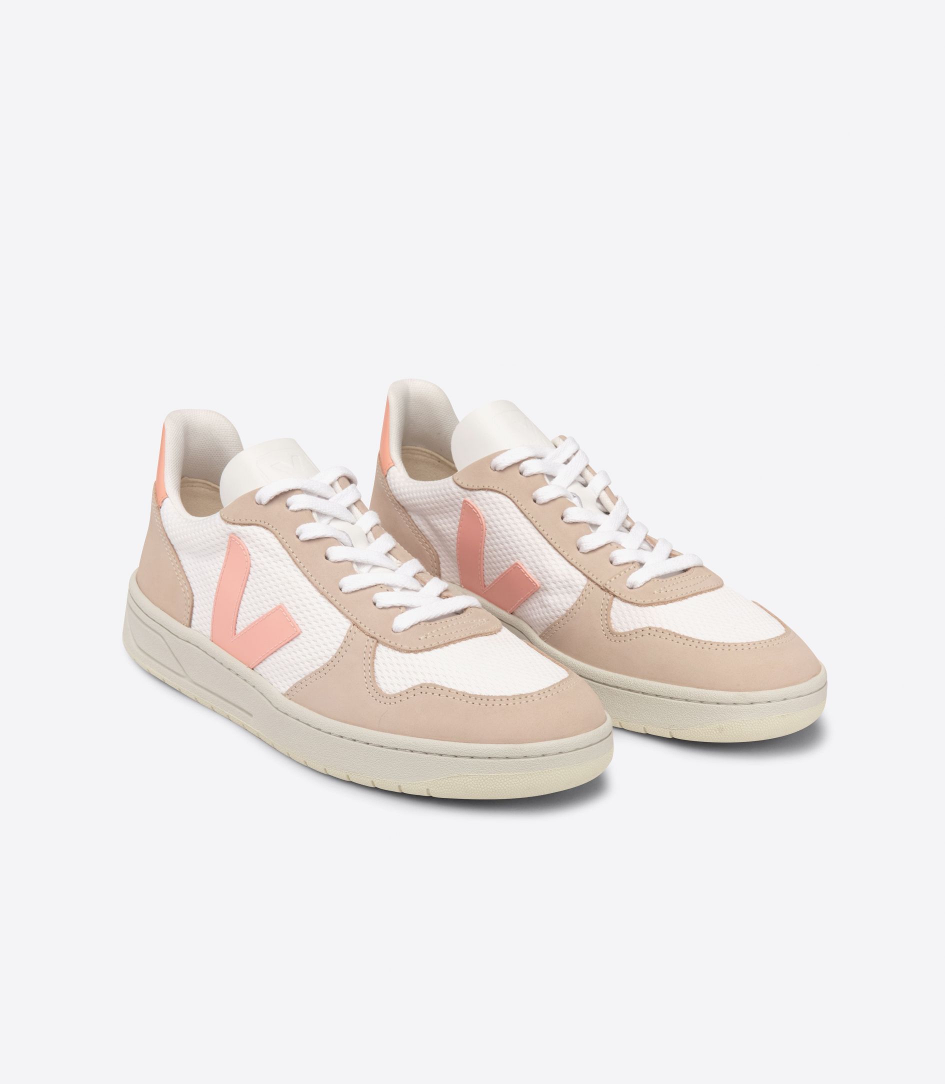 Veja V-10 Alveomesh Women's Sneakers White | VJ10387P