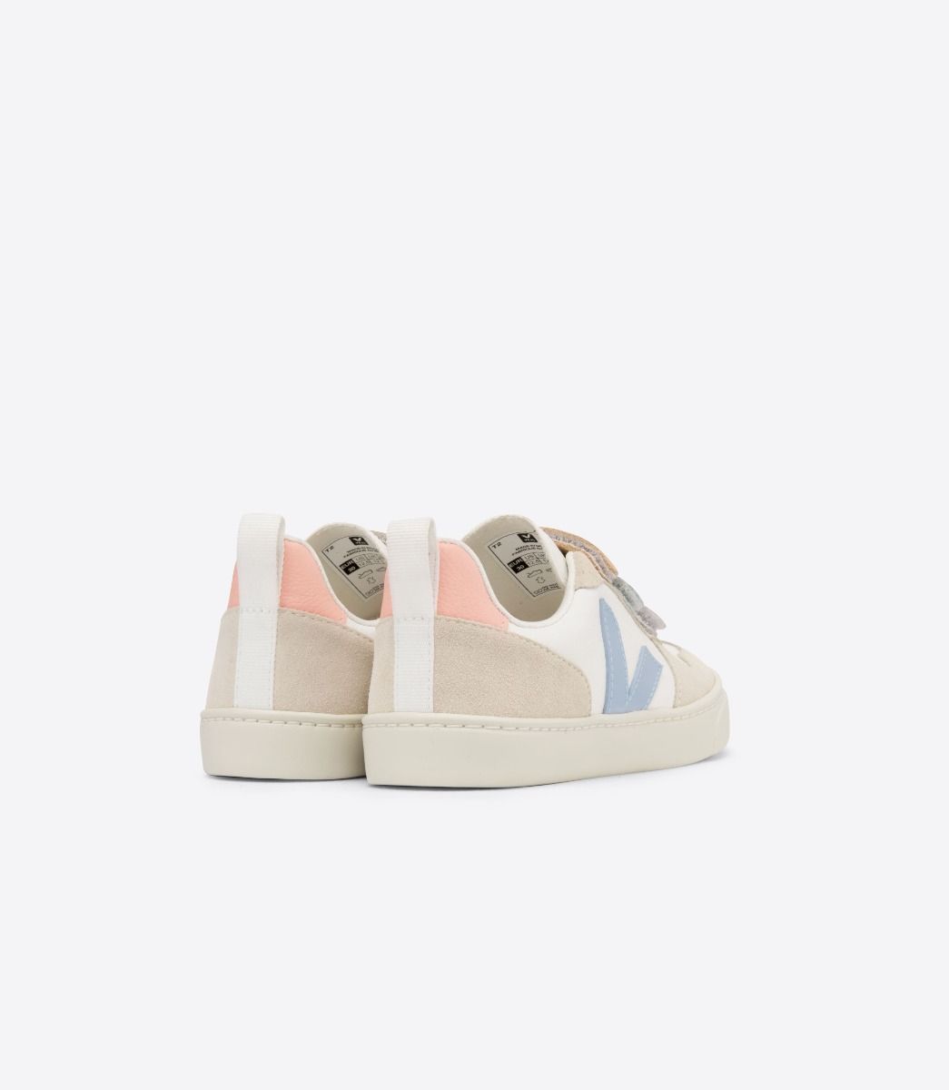 Veja V-10 Chromefree Kids' Sneakers Multicolor White Blue | VJ14370F