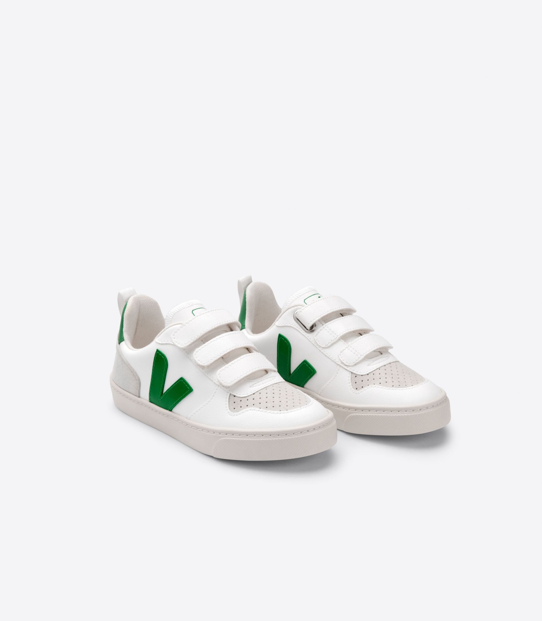 Veja V-10 Cwl Kids' Sneakers White Green | VJ87945A