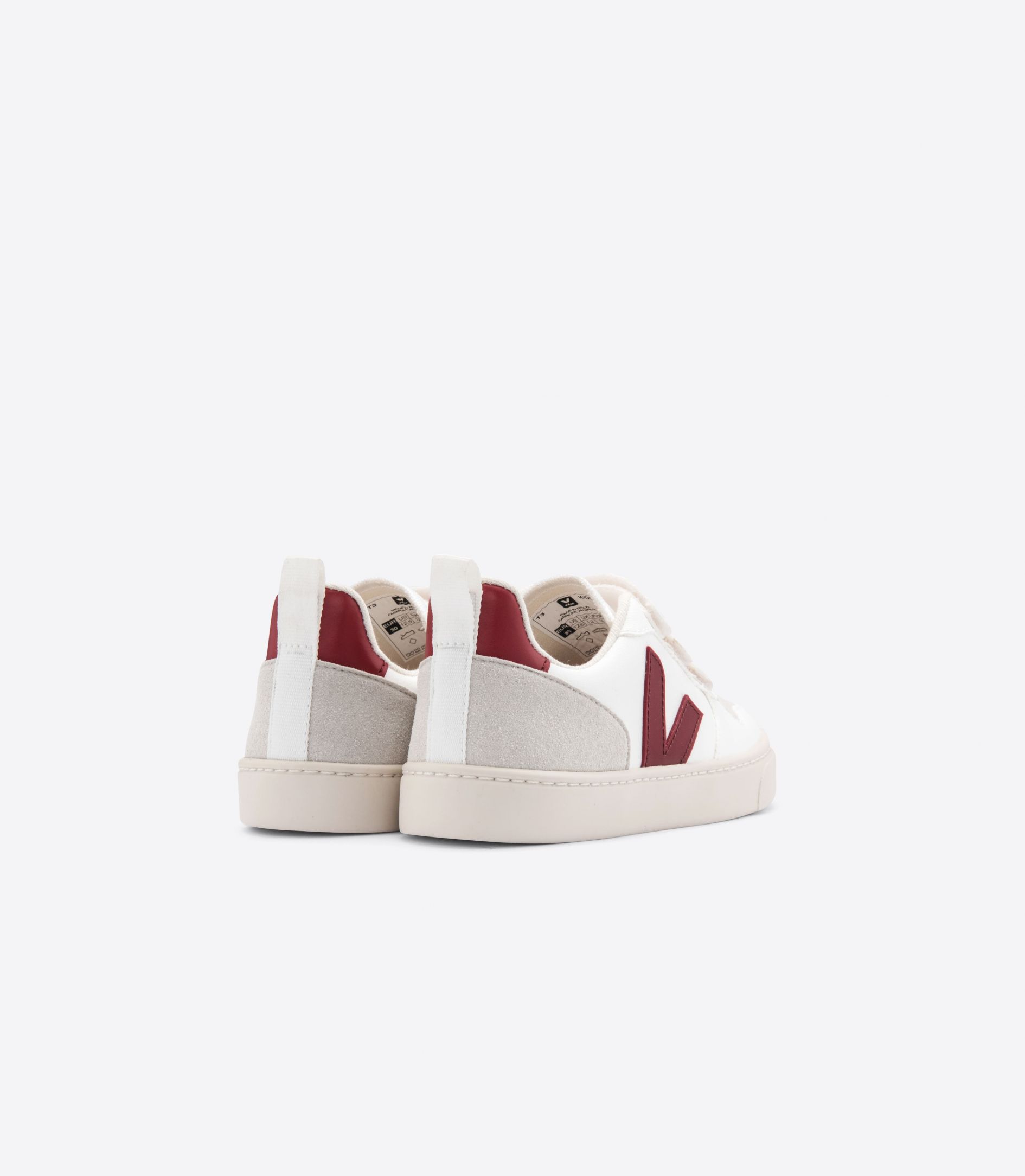 Veja V-10 Cwl Kids' Sneakers White Red | VJ36741R