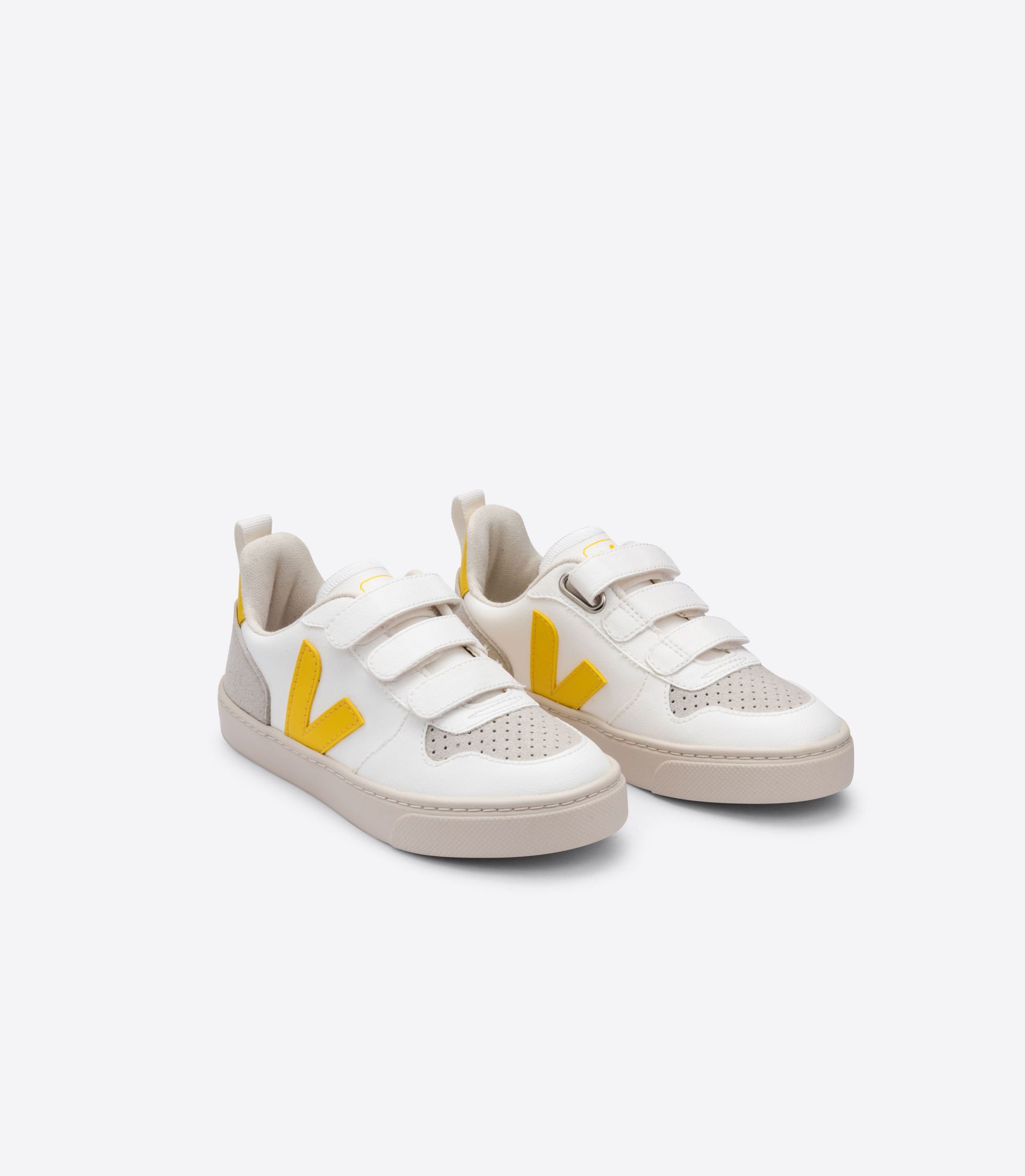 Veja V-10 Cwl Kids' Sneakers White Yellow | VJ67954L