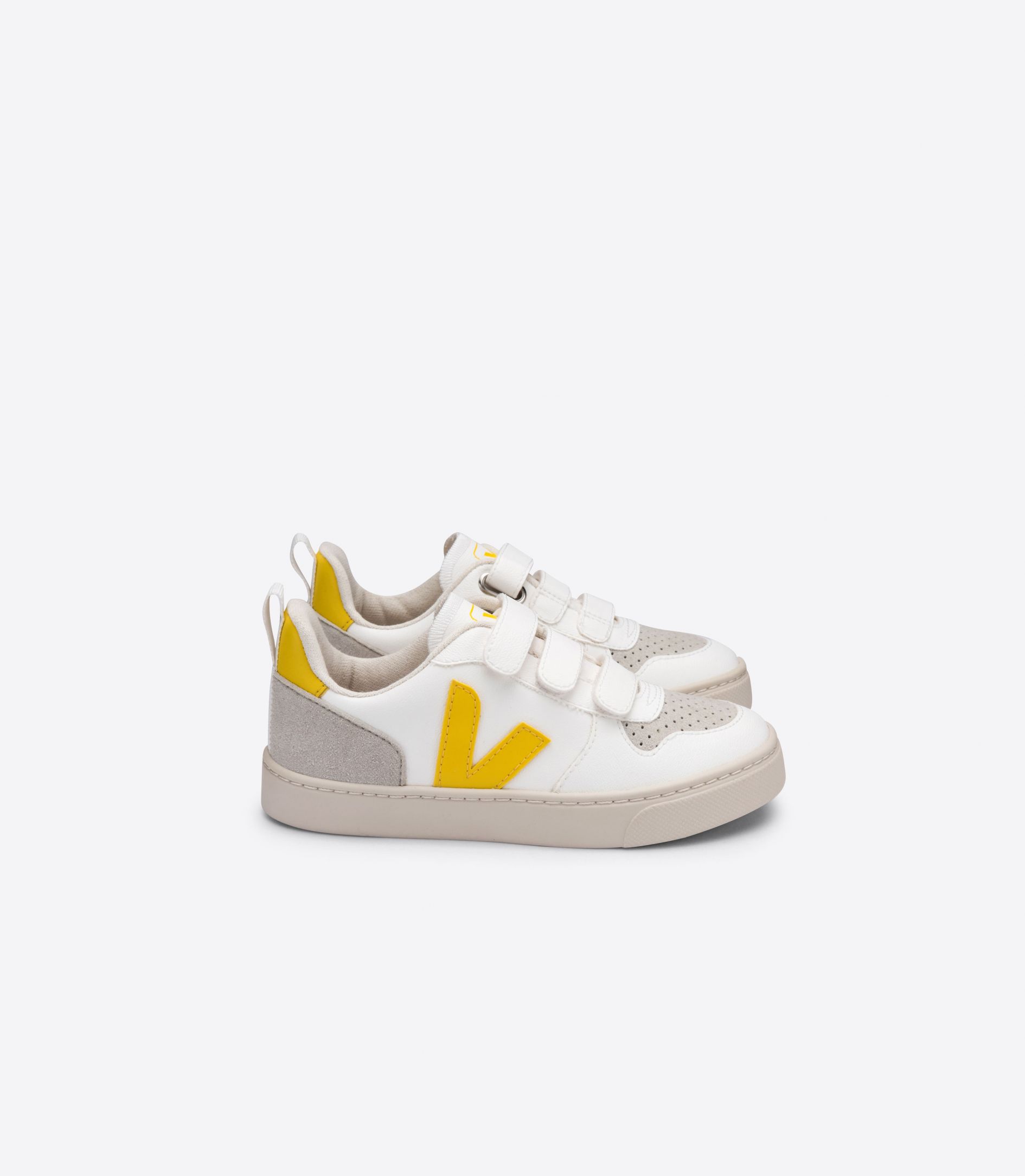 Veja V-10 Cwl Kids\' Sneakers White Yellow | VJ67954L