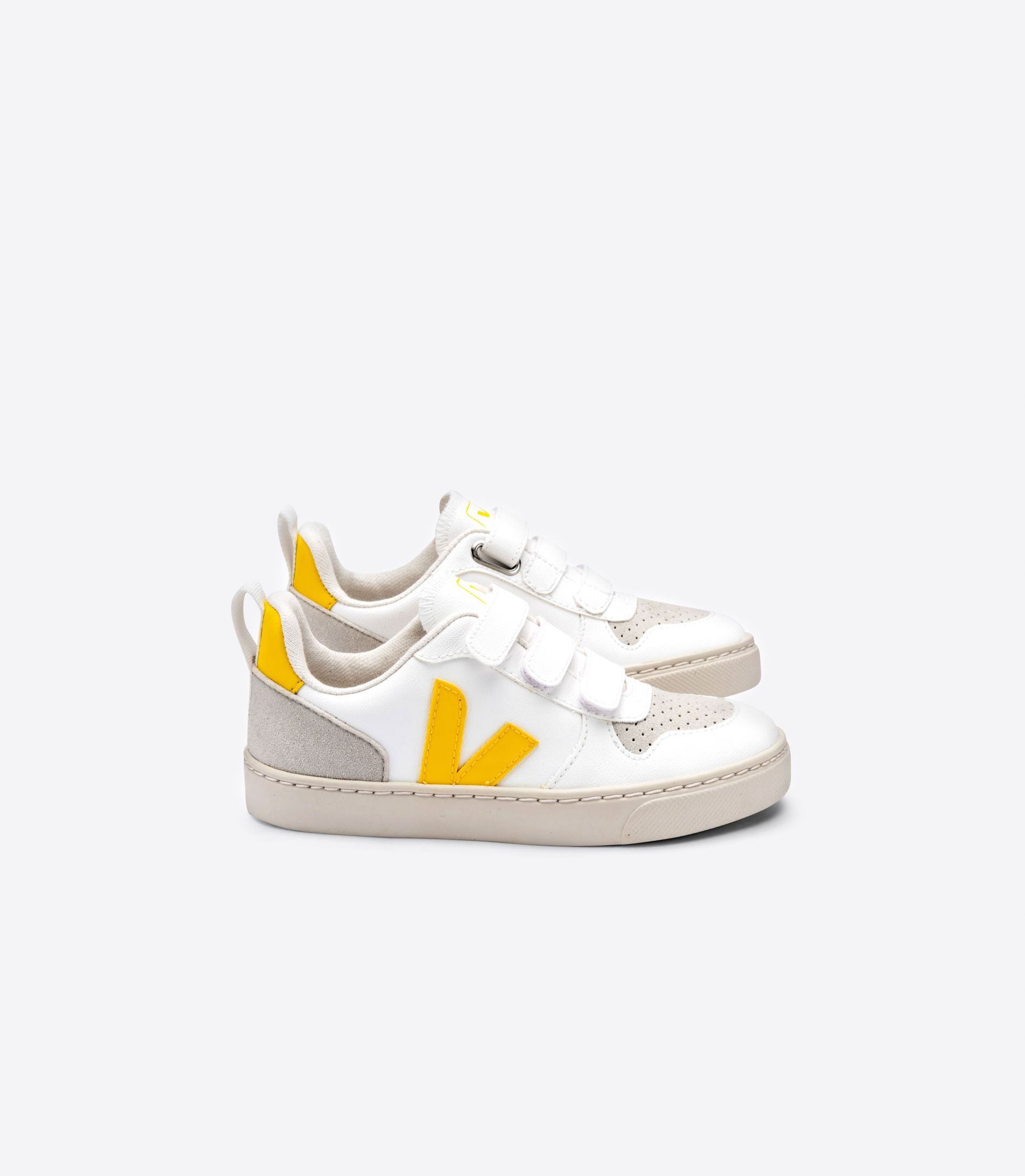 Veja V-10 Cwl Kids\' Sneakers White Yellow | VJ93658R