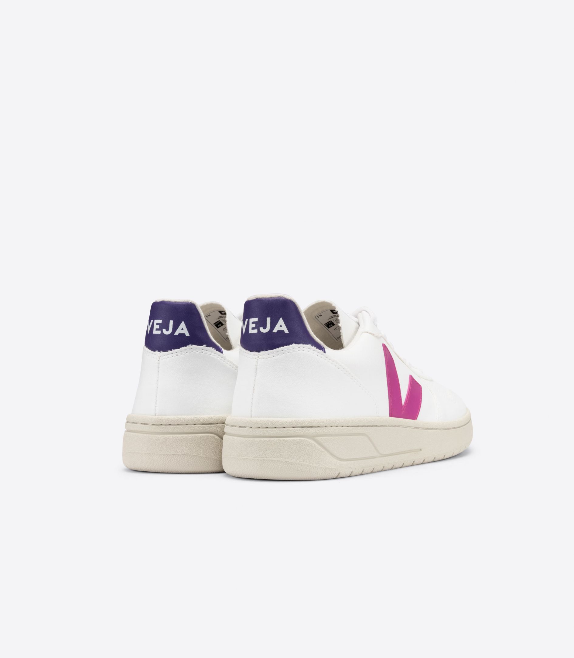 Veja V-10 Cwl Vegan Women's Sneakers White Purple | VJ01586E