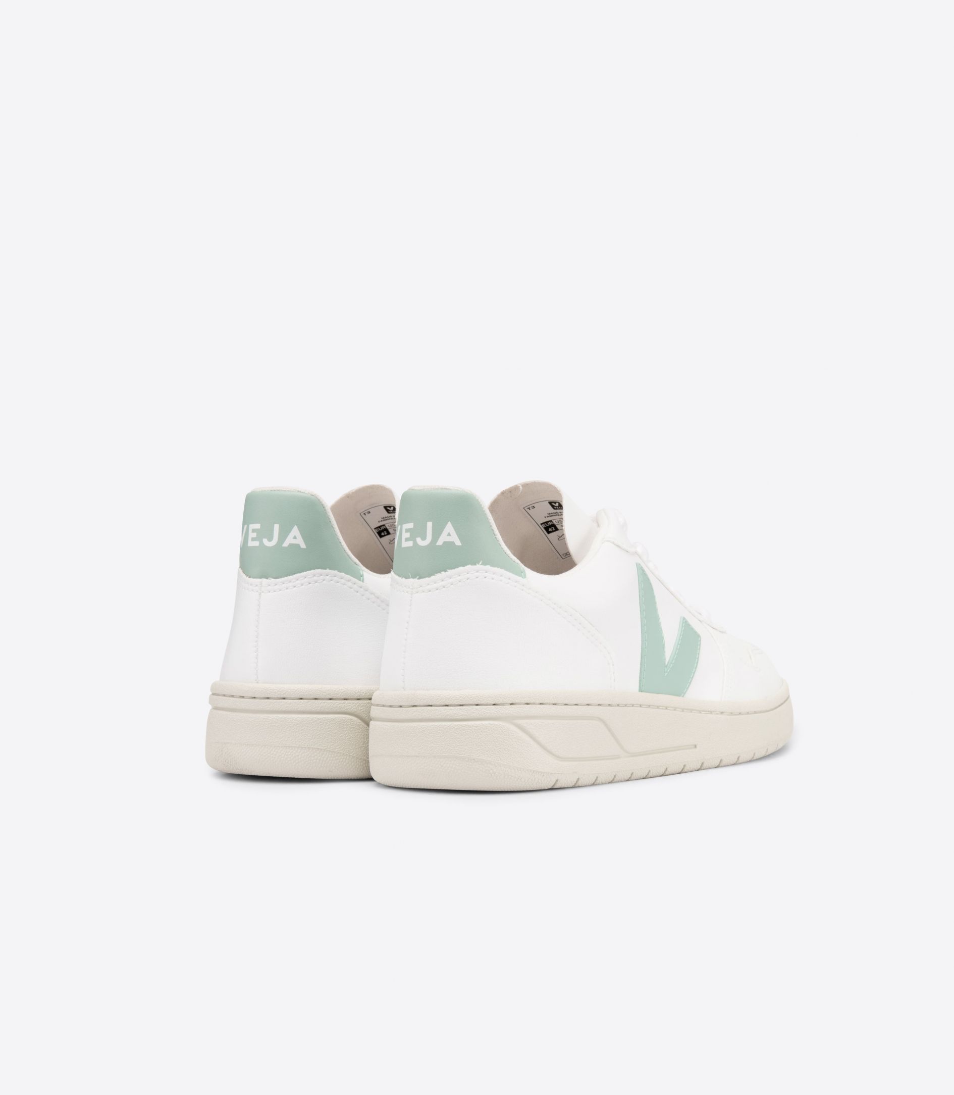 Veja V-10 Cwl Vegan Women's Sneakers White Green | VJ21035R