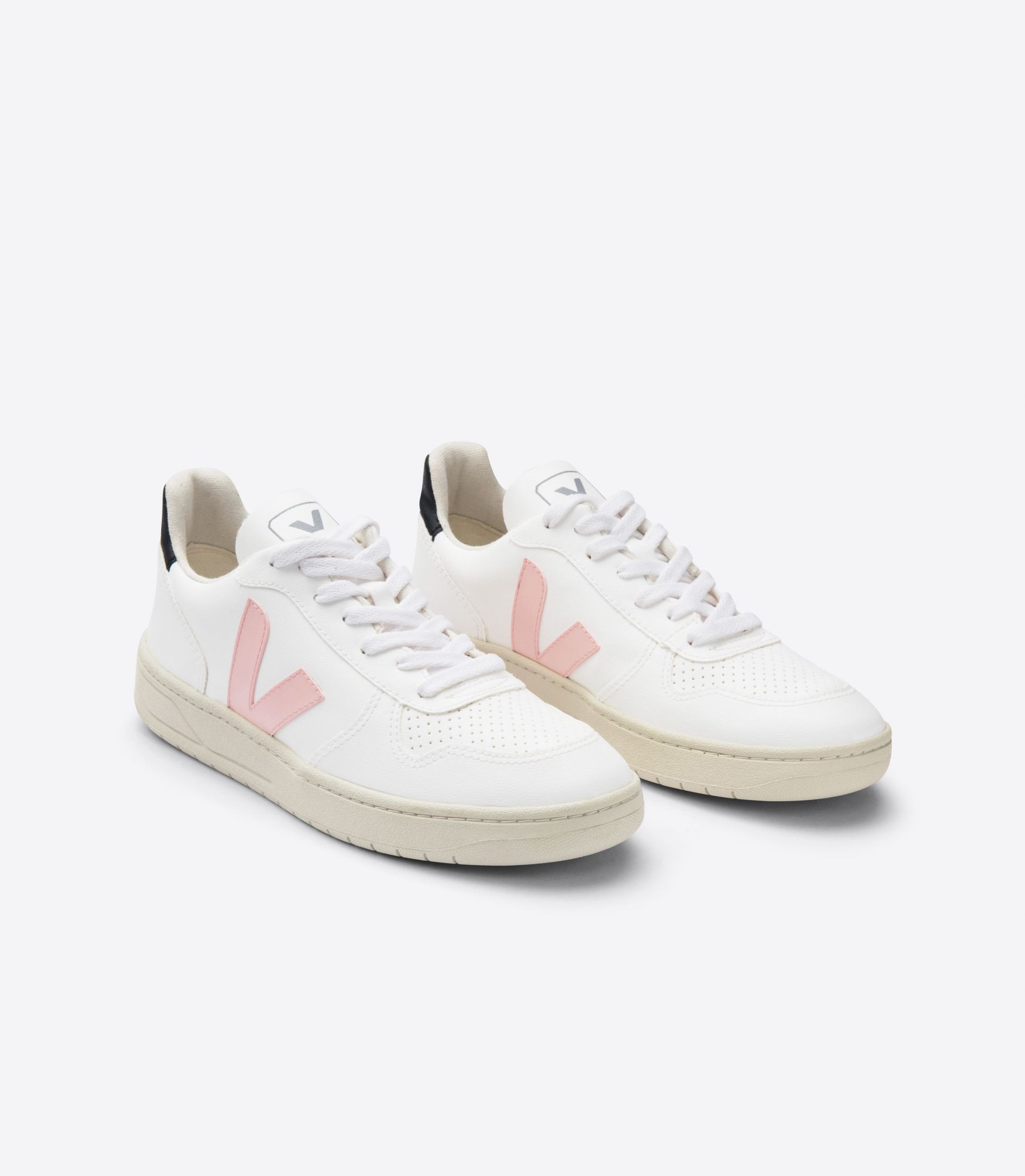 Veja V-10 Cwl Women's Sneakers White Black | VJ15407C