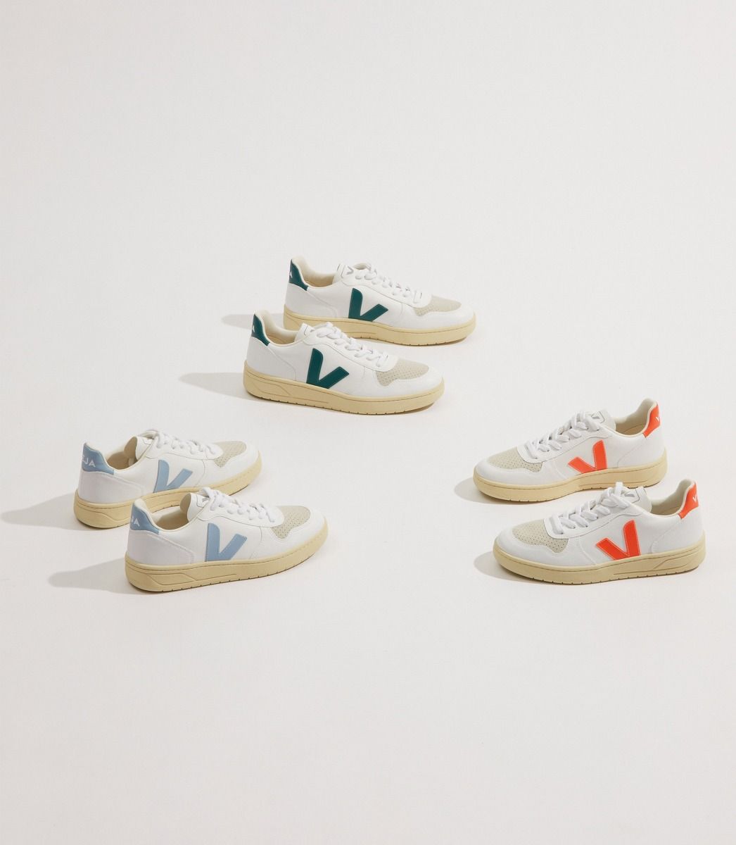 Veja V-10 Cwl Women's Sneakers White Brown | VJ13280T