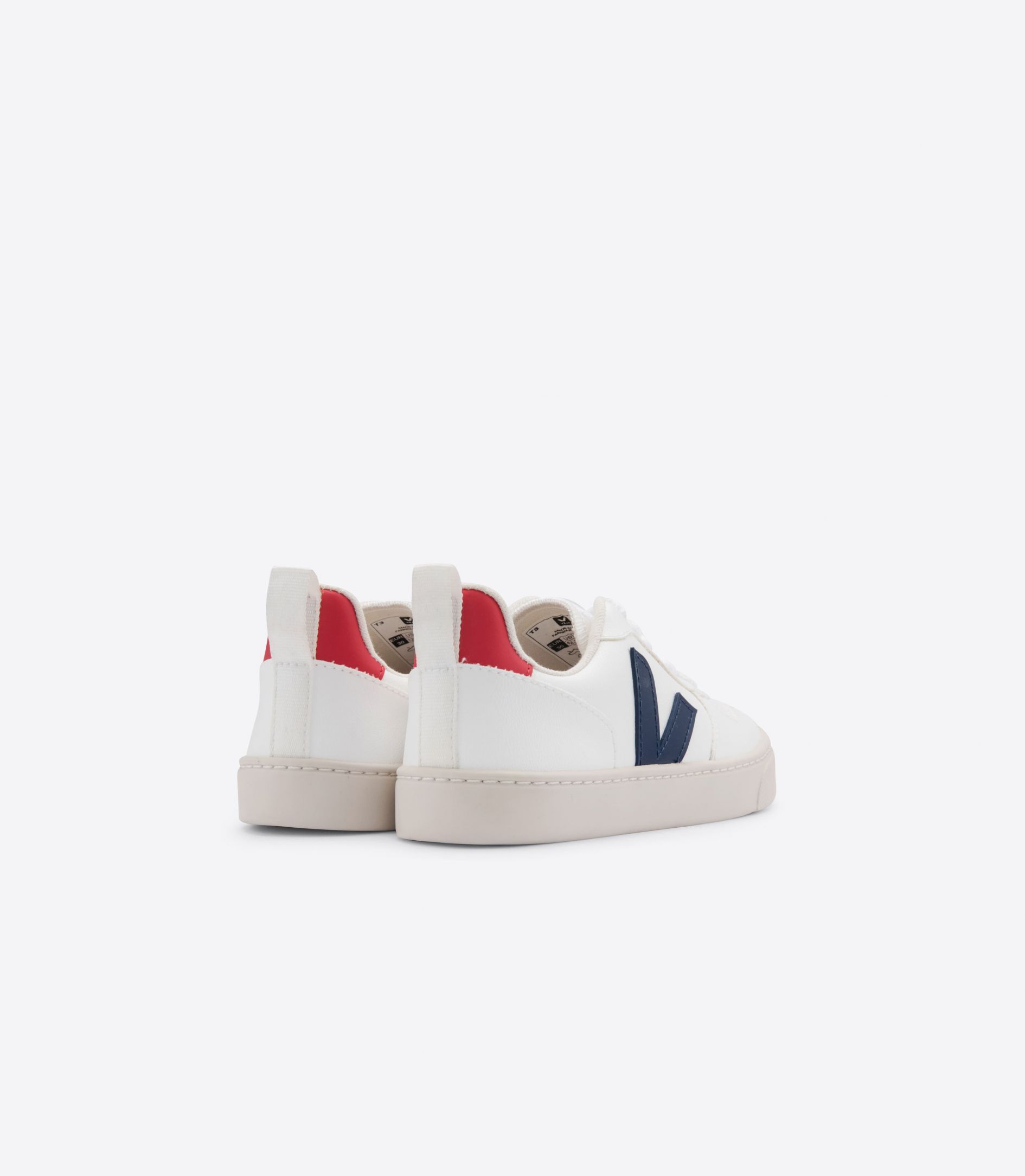 Veja V-10 Laces Cwl Kids' Sneakers White Blue Red | VJ80139M