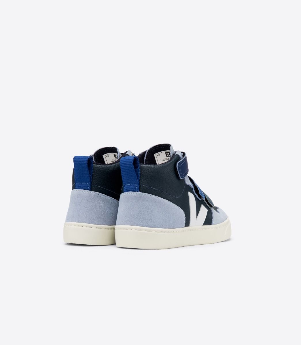 Veja V-10 Mid Chromefree Leather Kids' Sneakers Multicolor | VJ83401B