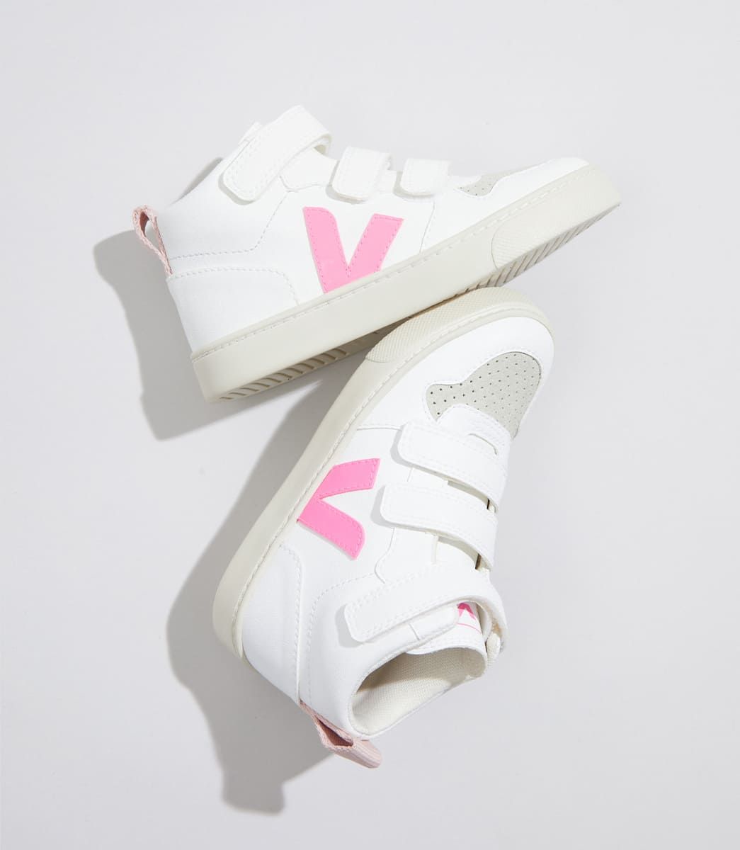 Veja V-10 Mid Cwl Kids' Sneakers White | VJ72045E