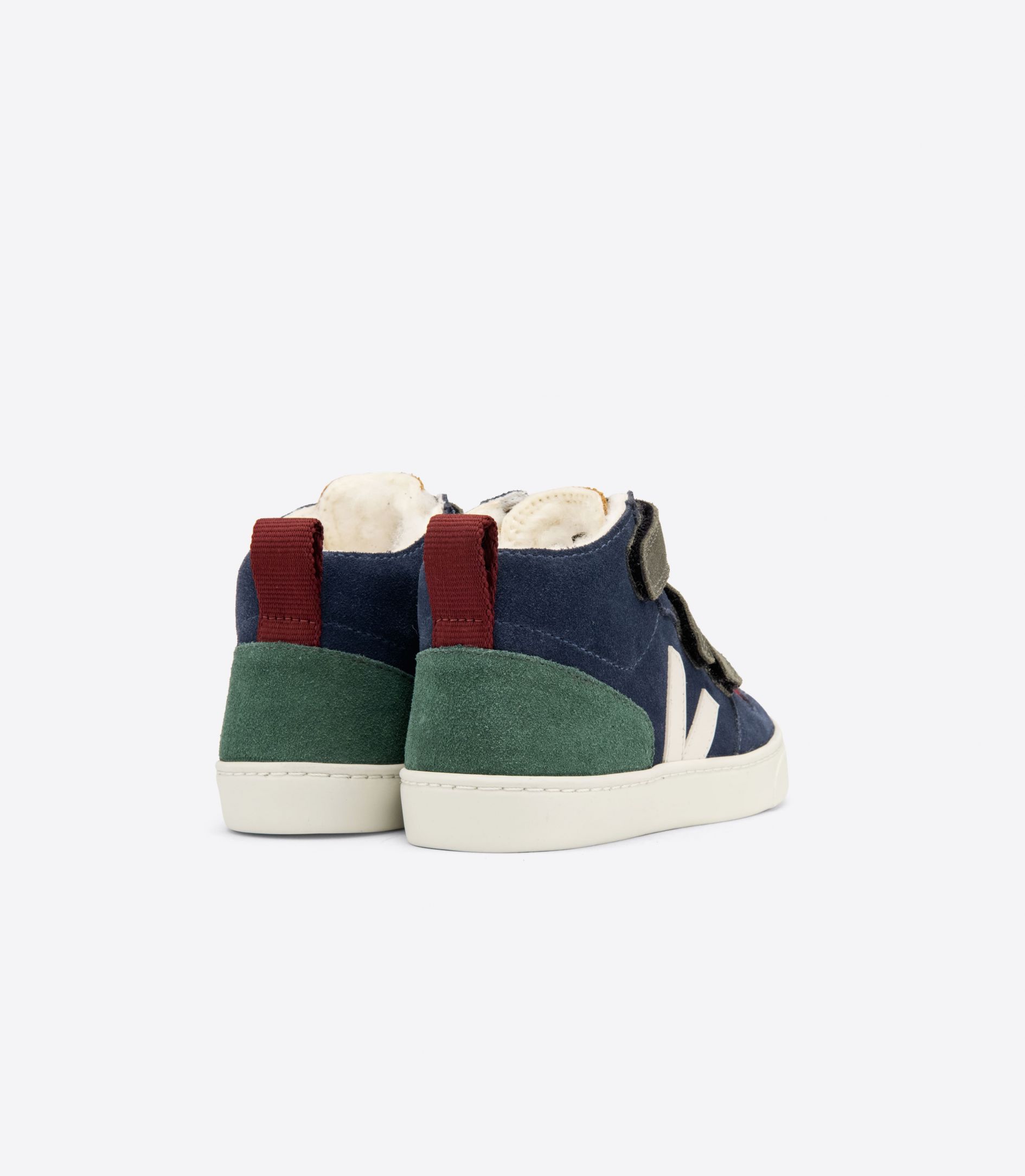 Veja V-10 Mid Fured Suede Kids' Sneakers Multicolor | VJ03942G