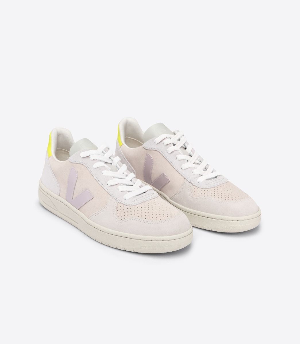 Veja V-10 Suede Women's Sneakers Multicolor | VJ28530F