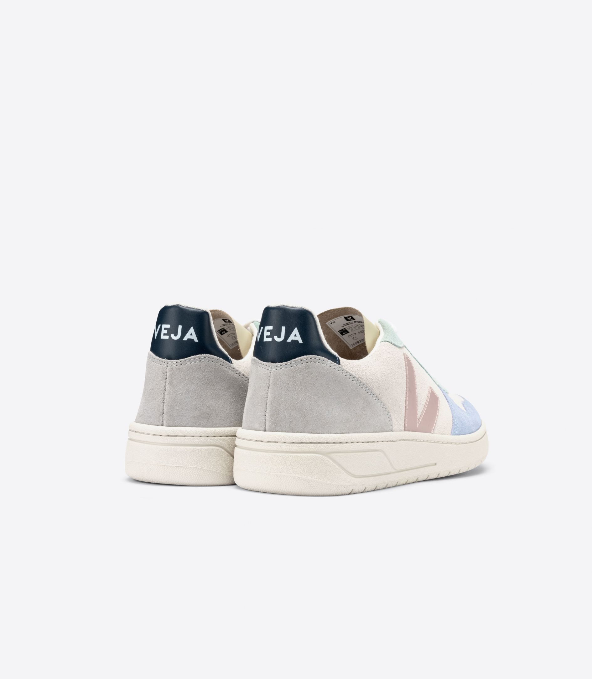 Veja V-10 Suede Women's Sneakers Multicolor Beige | VJ31568S