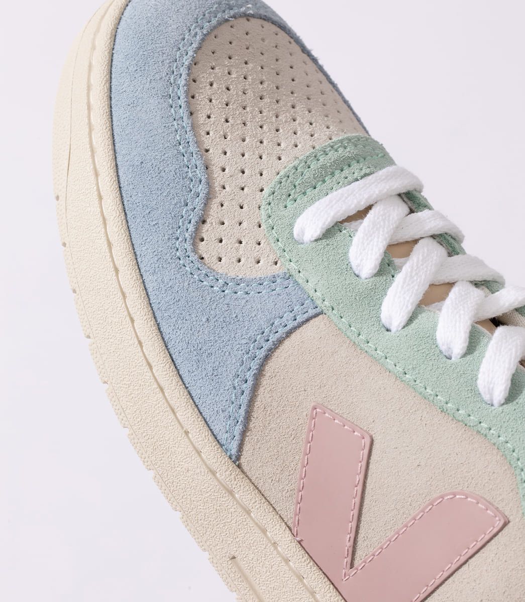 Veja V-10 Suede Women's Sneakers Multicolor Beige | VJ31568S