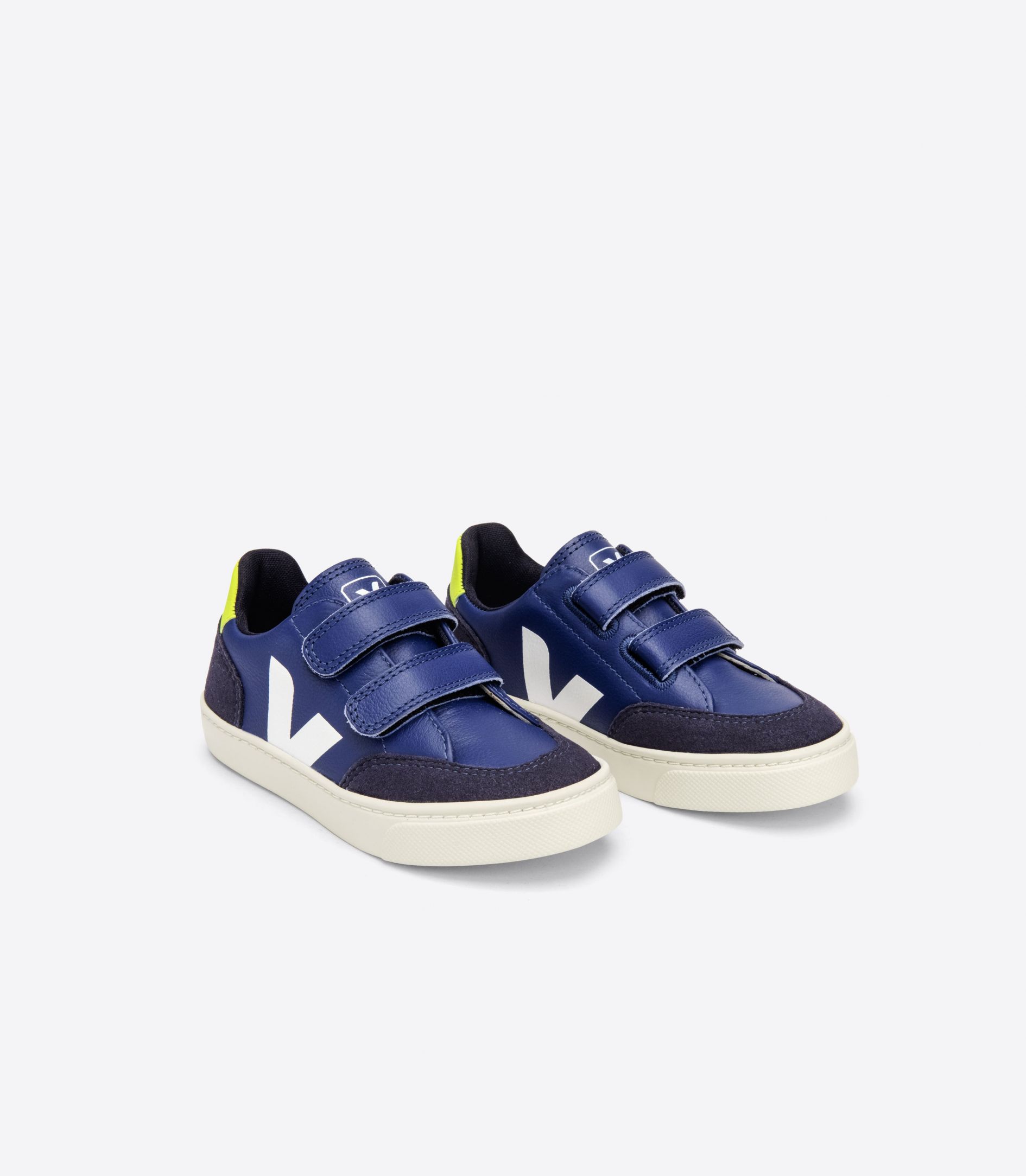 Veja V-12 Chromefree Kids' Sneakers Blue White | VJ42168X