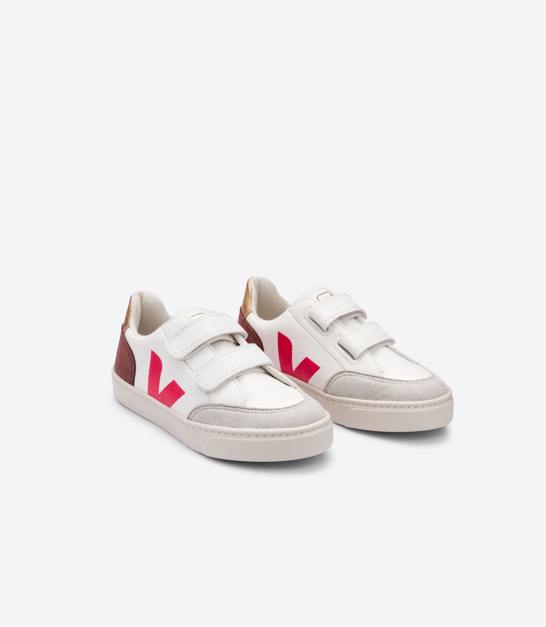 Veja V-12 Chromefree Kids' Sneakers White Multicolor | VJ57360H