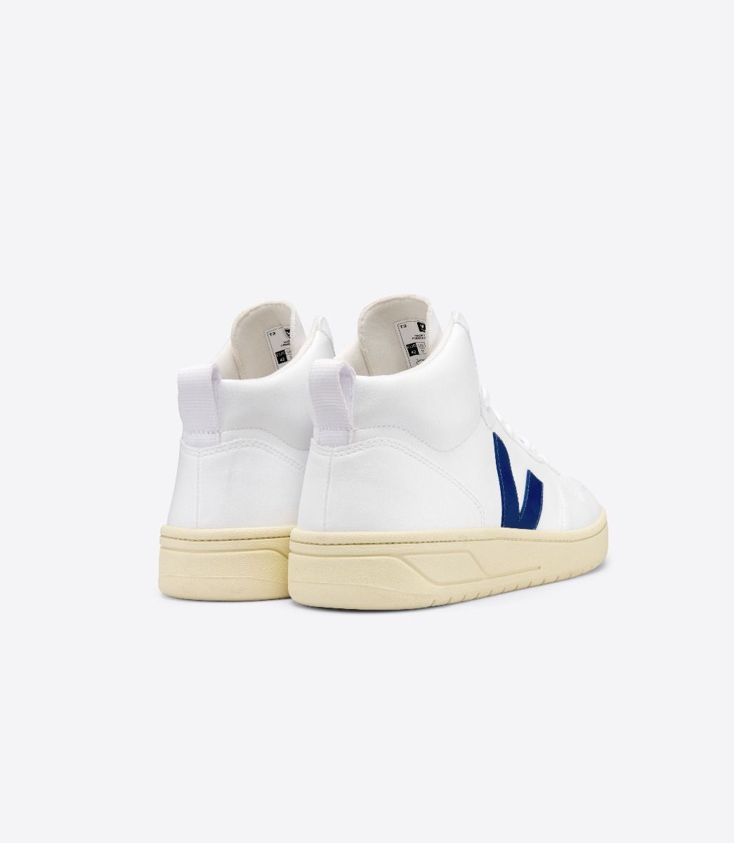 Veja V-15 Cwl Women's Sneakers White Blue | VJ03186X