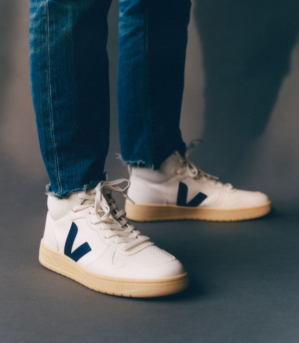 Veja V-15 Cwl Women's Sneakers White Blue | VJ03186X