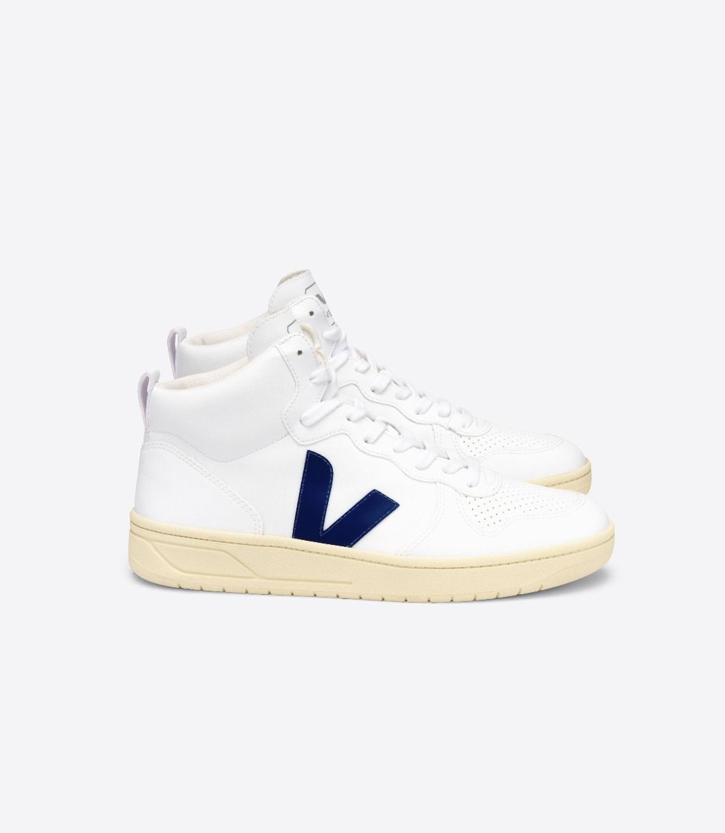 Veja V-15 Cwl Women\'s Sneakers White Blue | VJ03186X