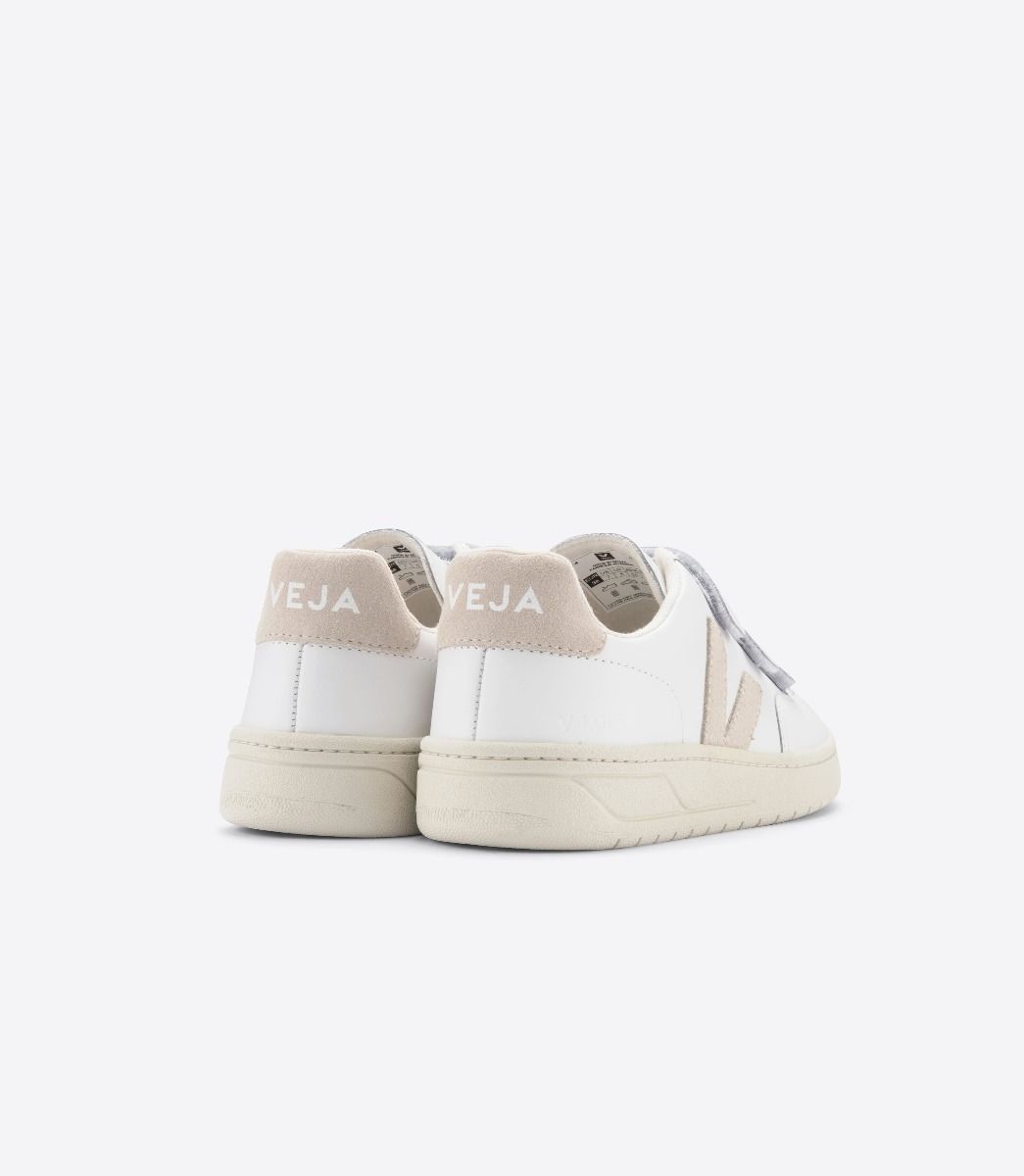 Veja V-Lock Leather Men's Sneakers White Beige | VJ85734H