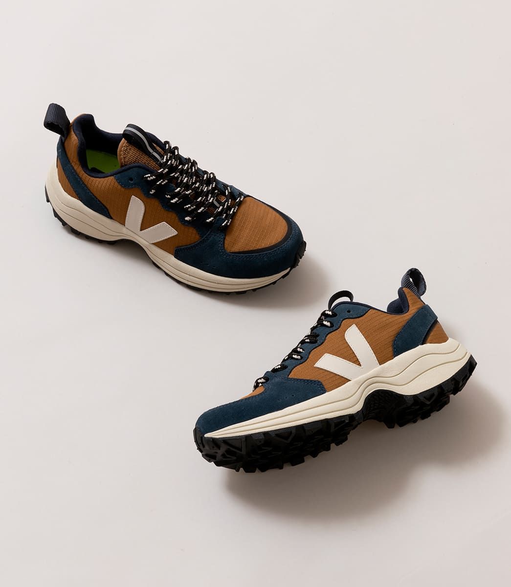 Veja Venturi Ripstop Men's Sneakers Brown Navy | VJ47193P