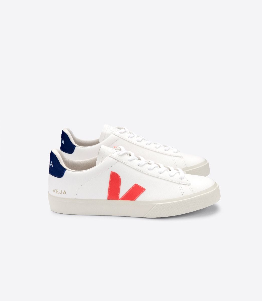 Veja Campo Chromefree Men's Sneakers White Orange | VJ49317J