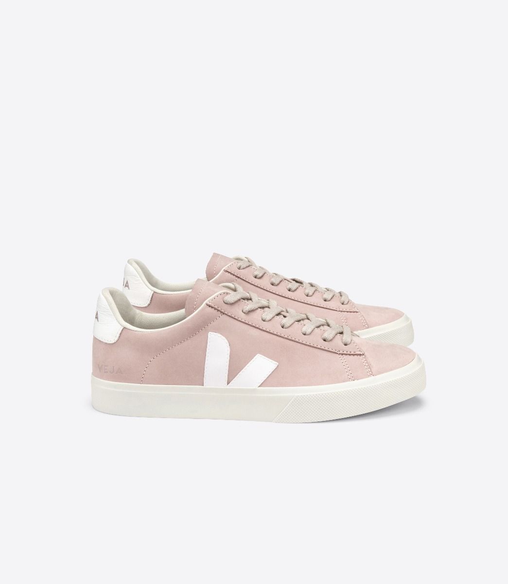 Veja Campo Nubuck Women's Sneakers White | VJ04798V