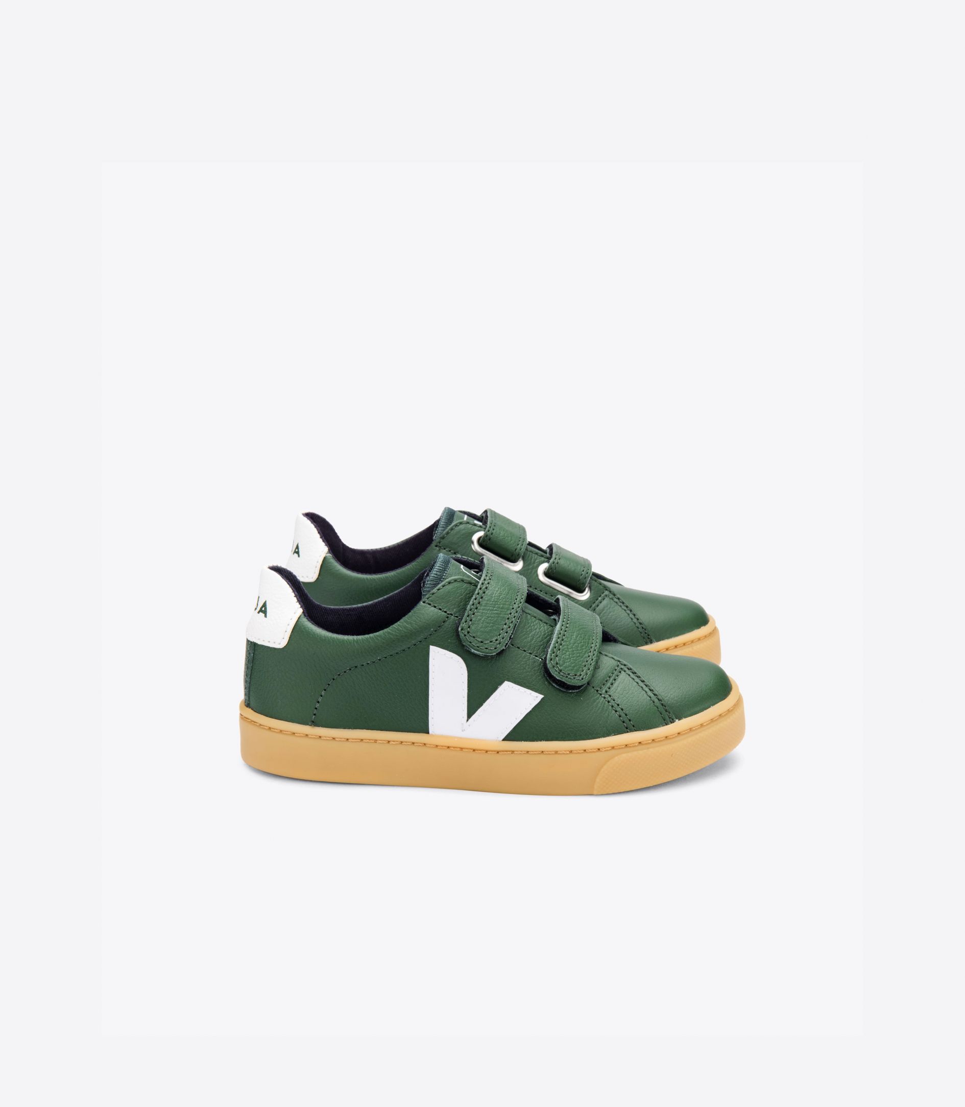 Veja Esplar Leather Kids' Sneakers White | VJ34109D