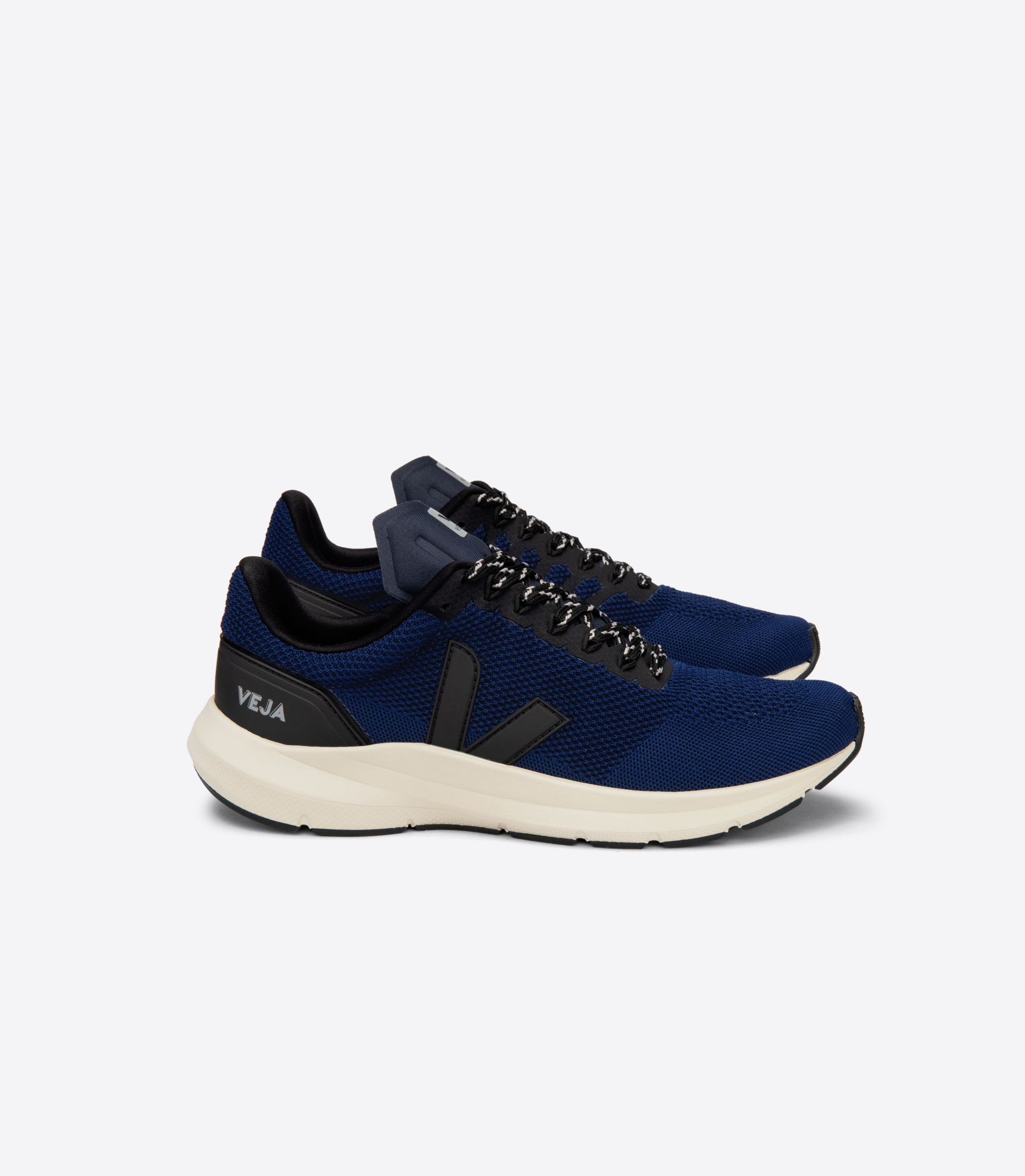 Veja Marlin Lt V-Knit Vegan Men's Shoes Blue Black | VJ92078K