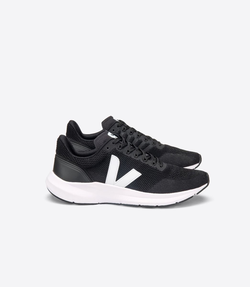 Veja Marlin V-Knit Men's Running Shoes Black White | VJ16549A