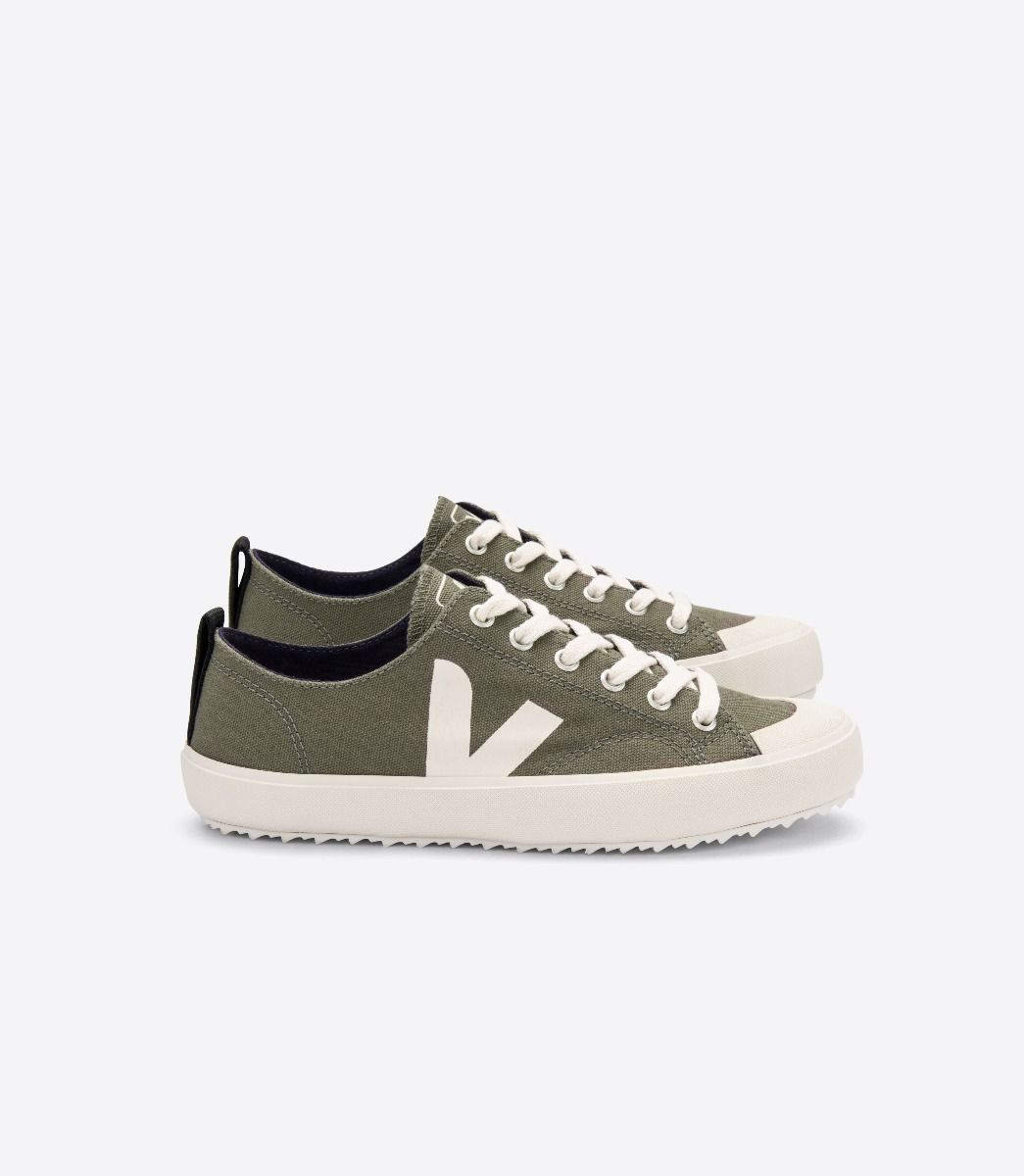 Veja Nova Canvas Men's Sneakers Khaki | VJ61987M