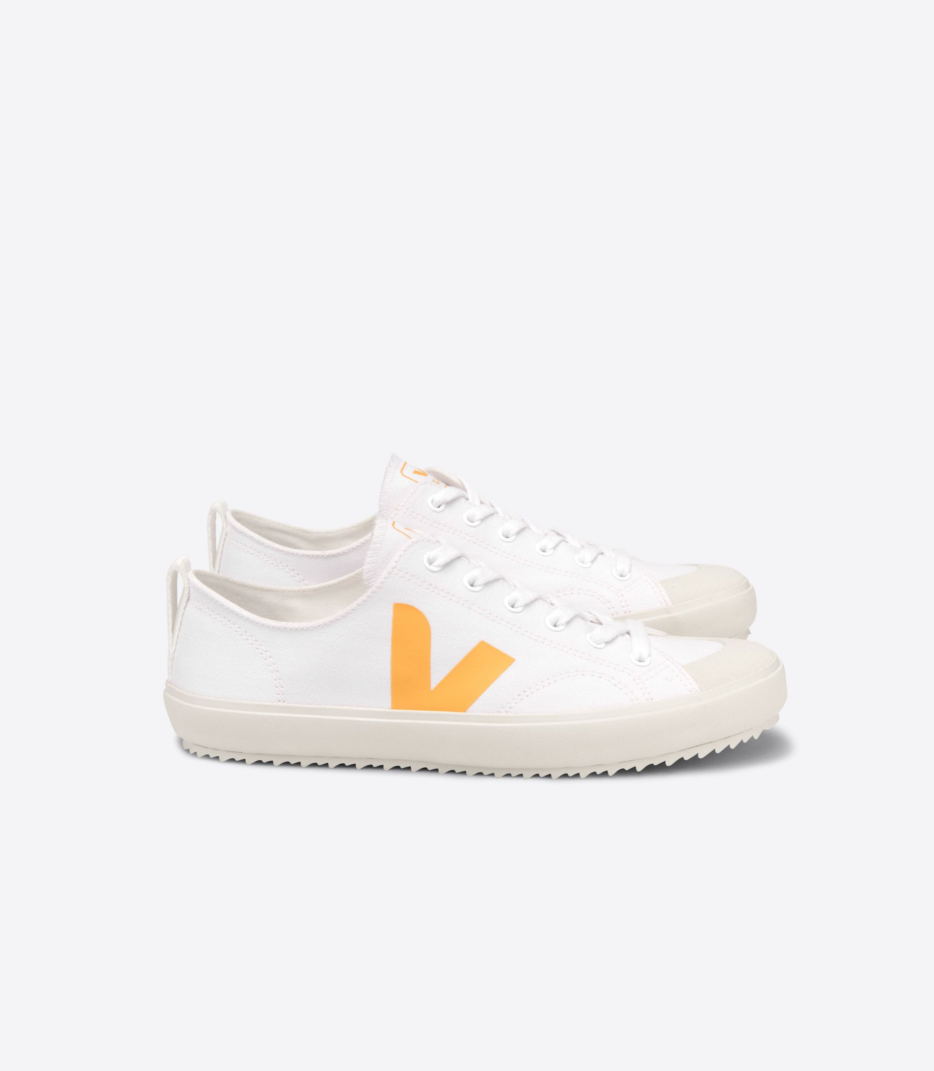 Veja Nova Canvas Men's Sneakers White Yellow | VJ49682S