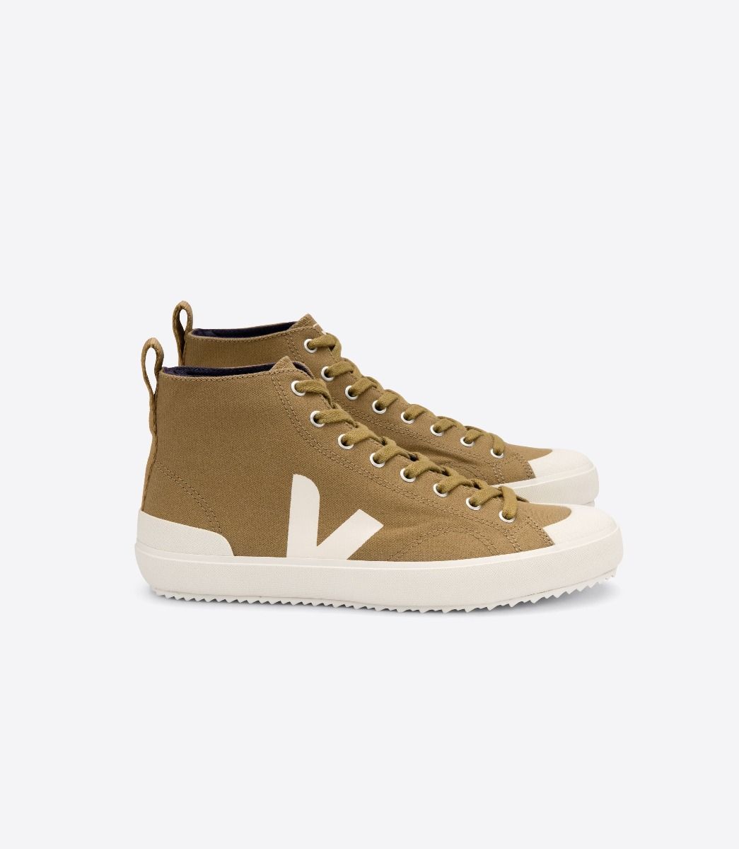 Veja Nova High Top Canvas Tent Pierre Men's Sneakers Brown | VJ46701K