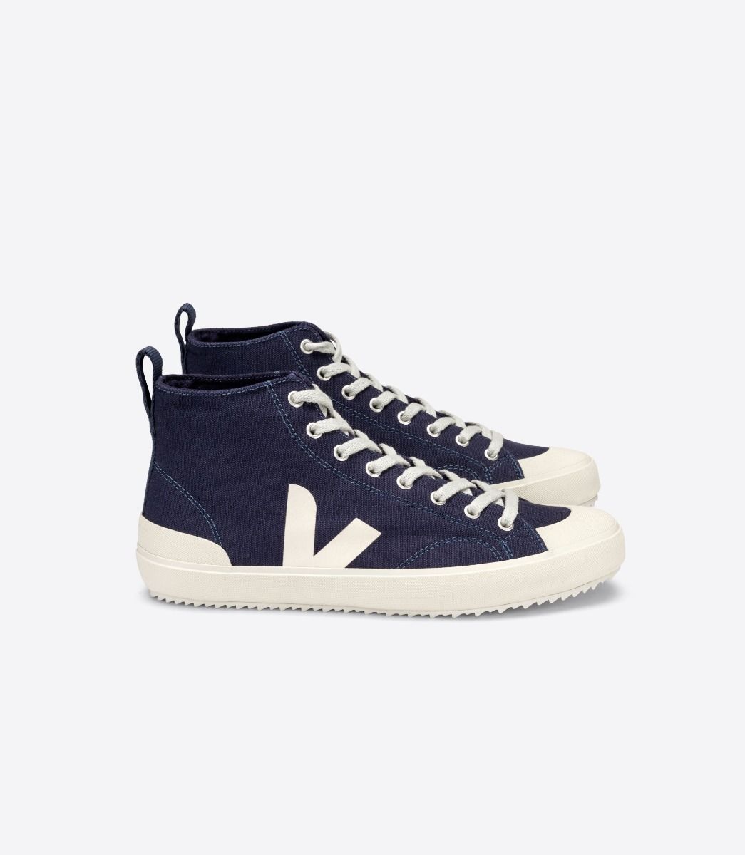 Veja Nova Ht Canvas Men's Sneakers Navy | VJ82147C