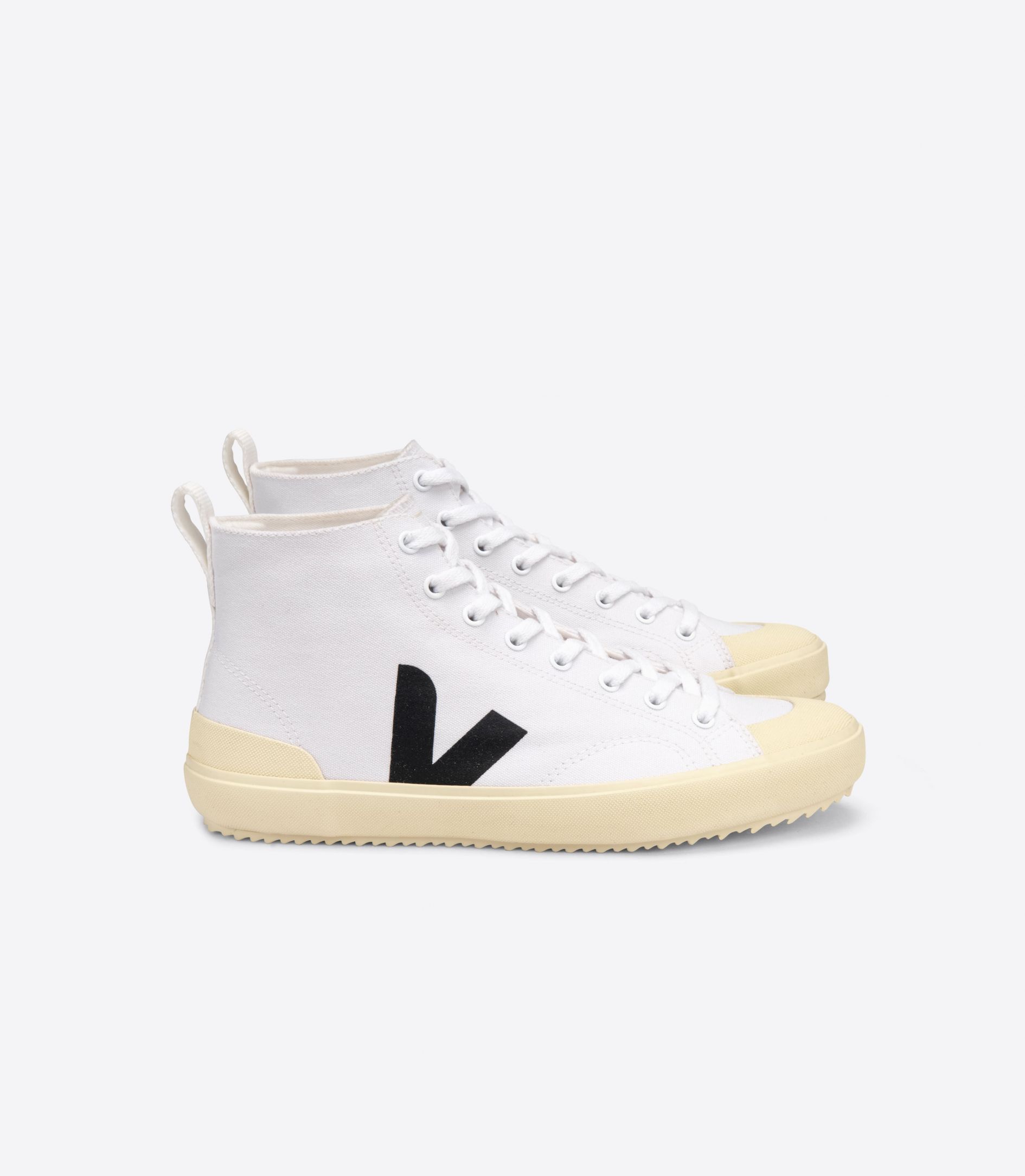 Veja Nova Ht Canvas Vegan Women's Sneakers White Black | VJ93824R