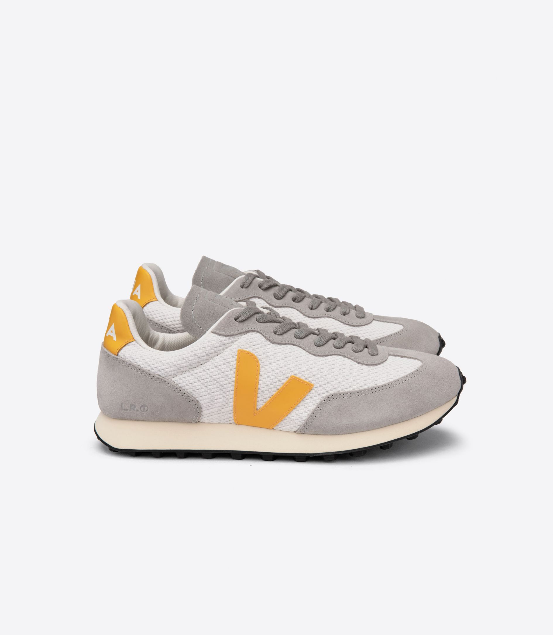 Veja Rio Branco Alveomesh Women's Sneakers Grey Yellow | VJ18962F