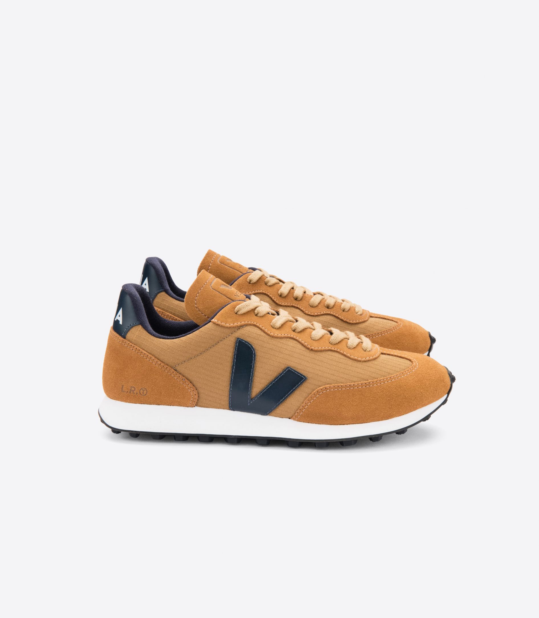 Veja Rio Branco Ripstop Men's Sneakers Brown Navy | VJ87049T