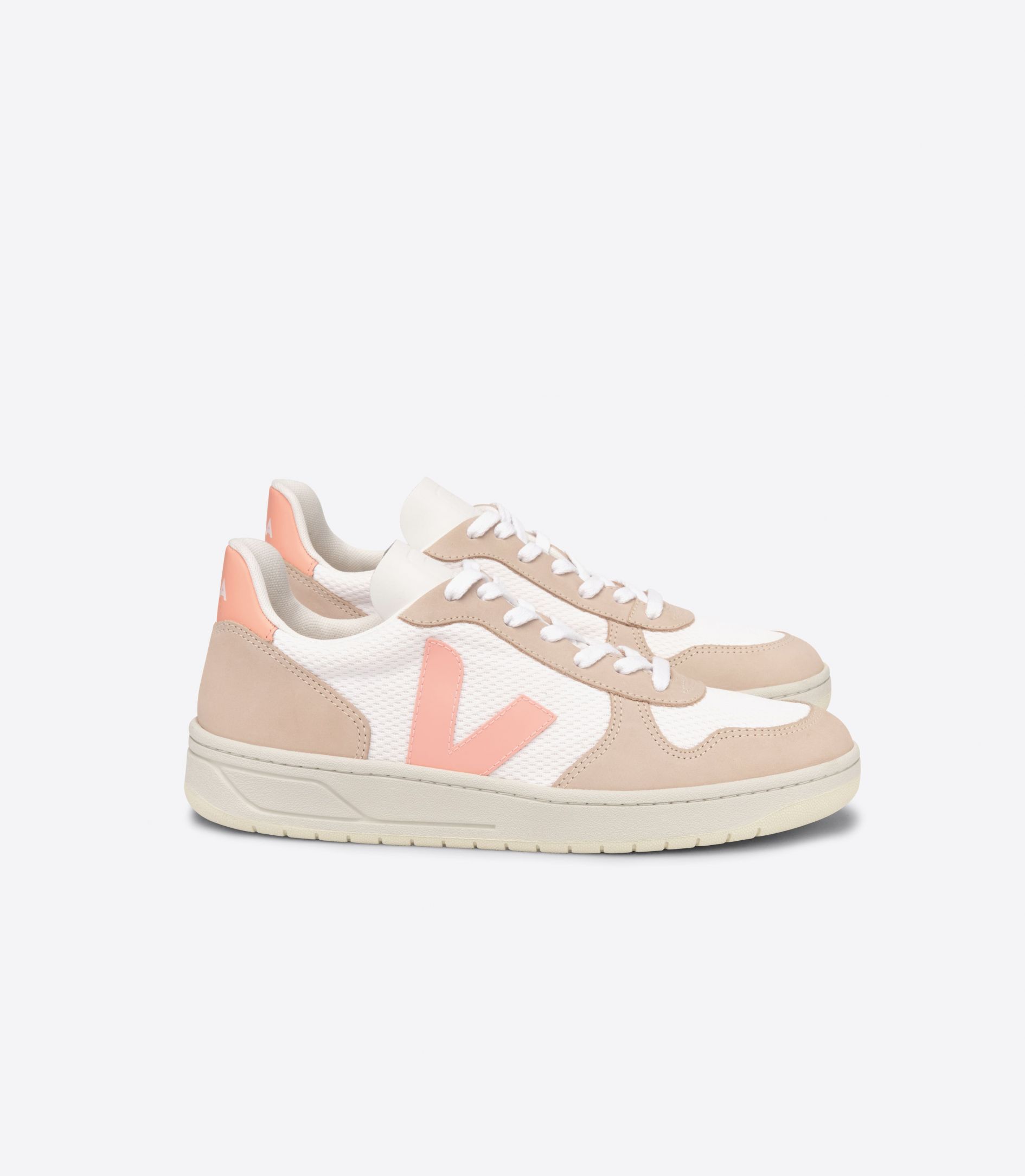 Veja V-10 Alveomesh Women's Sneakers White | VJ10387P