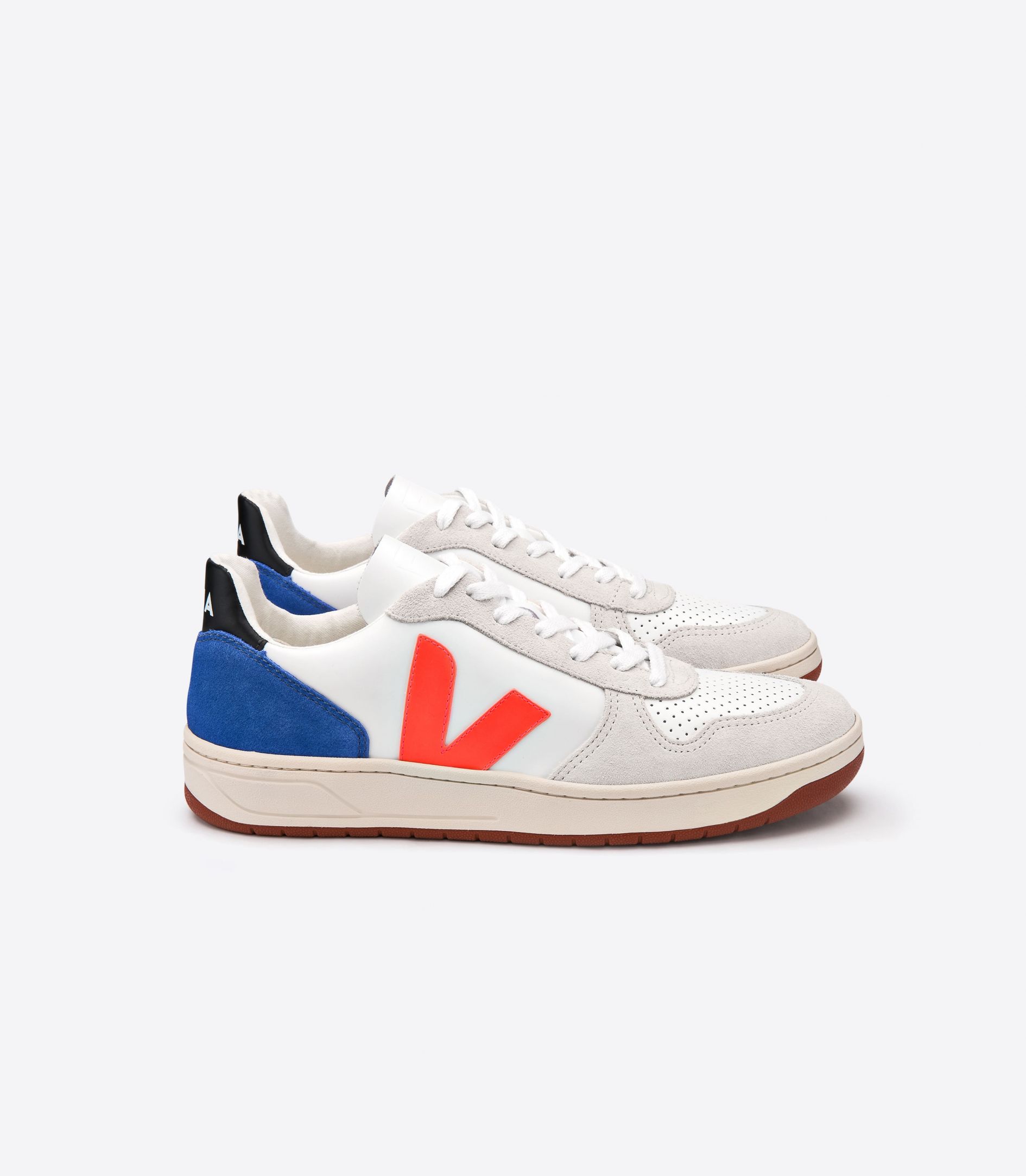 Veja V-10 Bastille Leather Men's Sneakers Rose | VJ79306Y