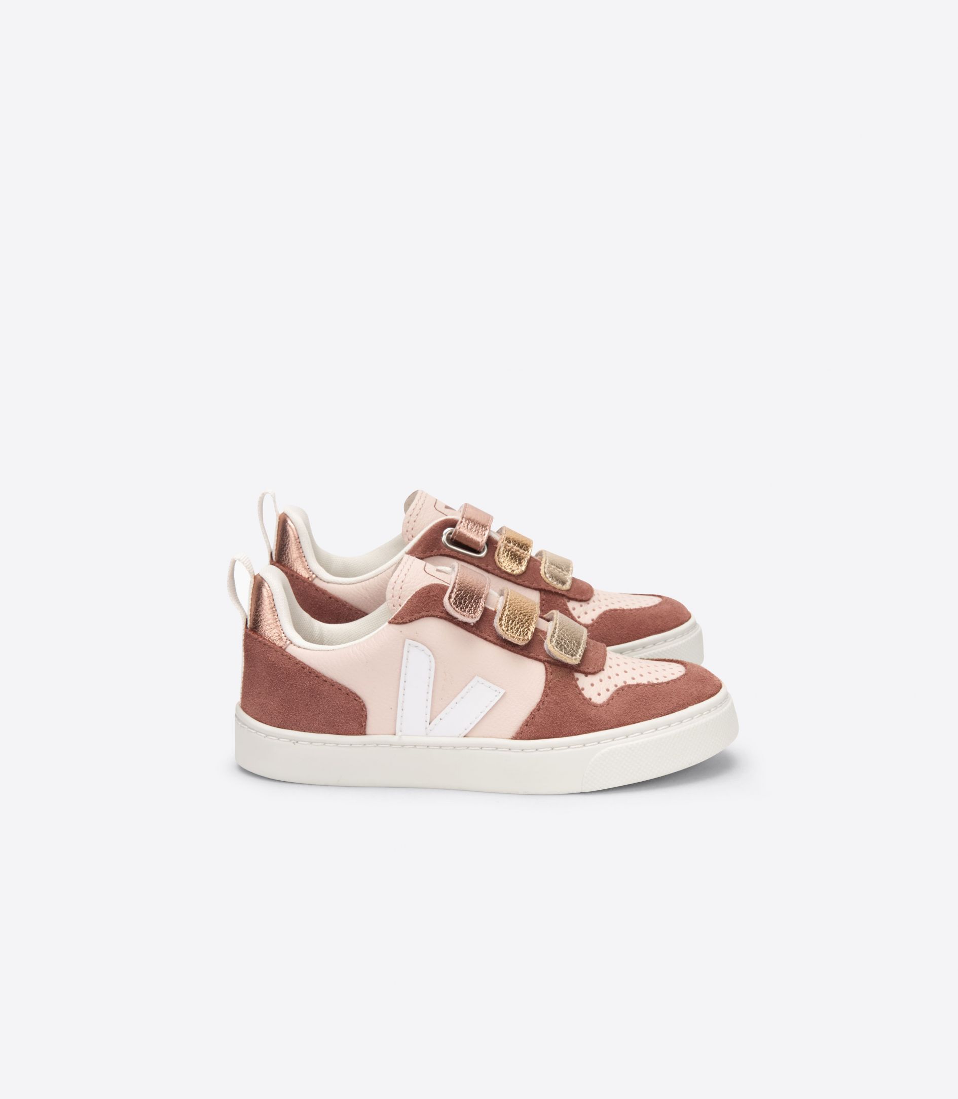 Veja V-10 Chromefree Kids' Sneakers Pink Multicolor | VJ67150W