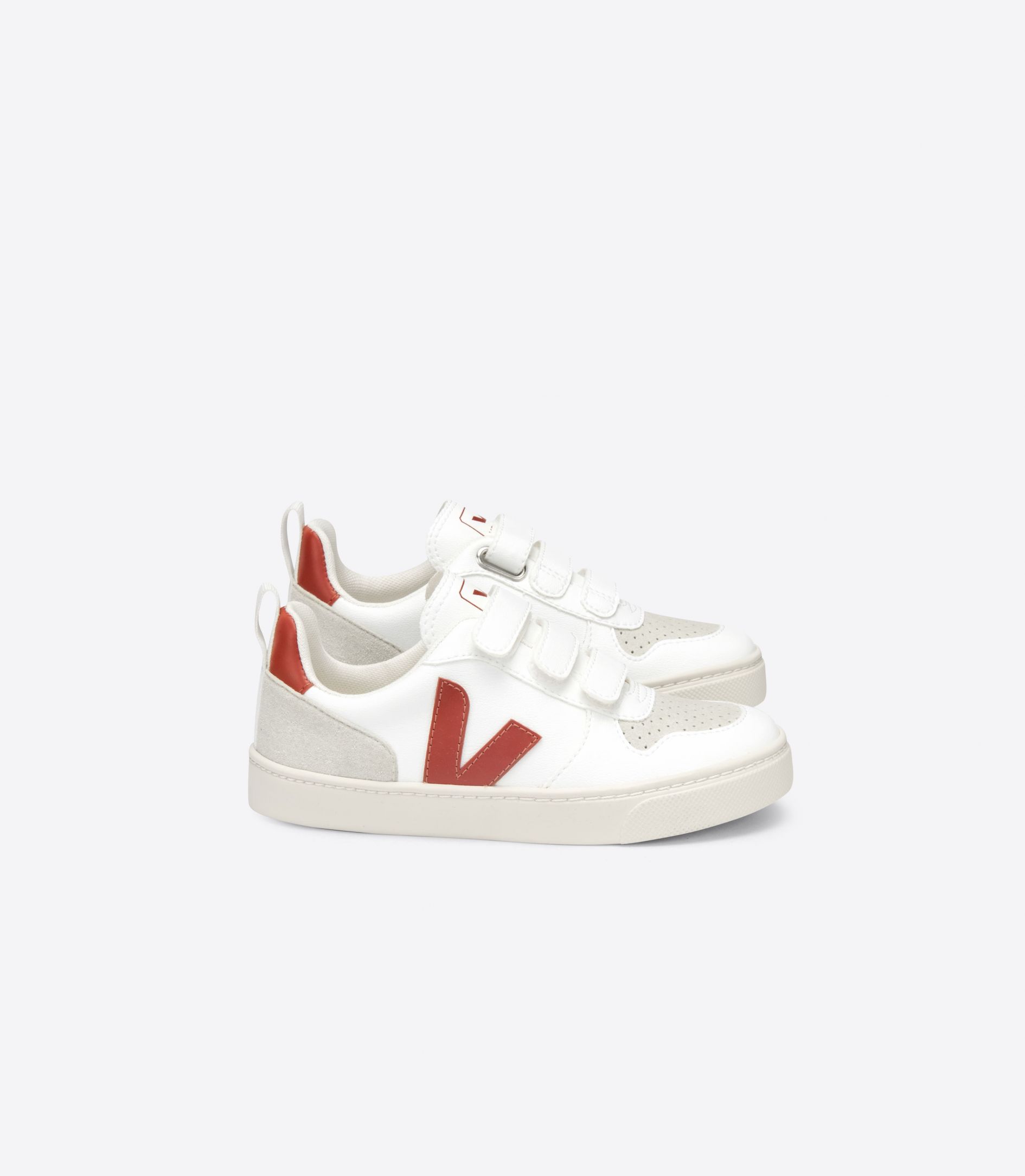 Veja V-10 Cwl Kids' Sneakers White Red | VJ47325P